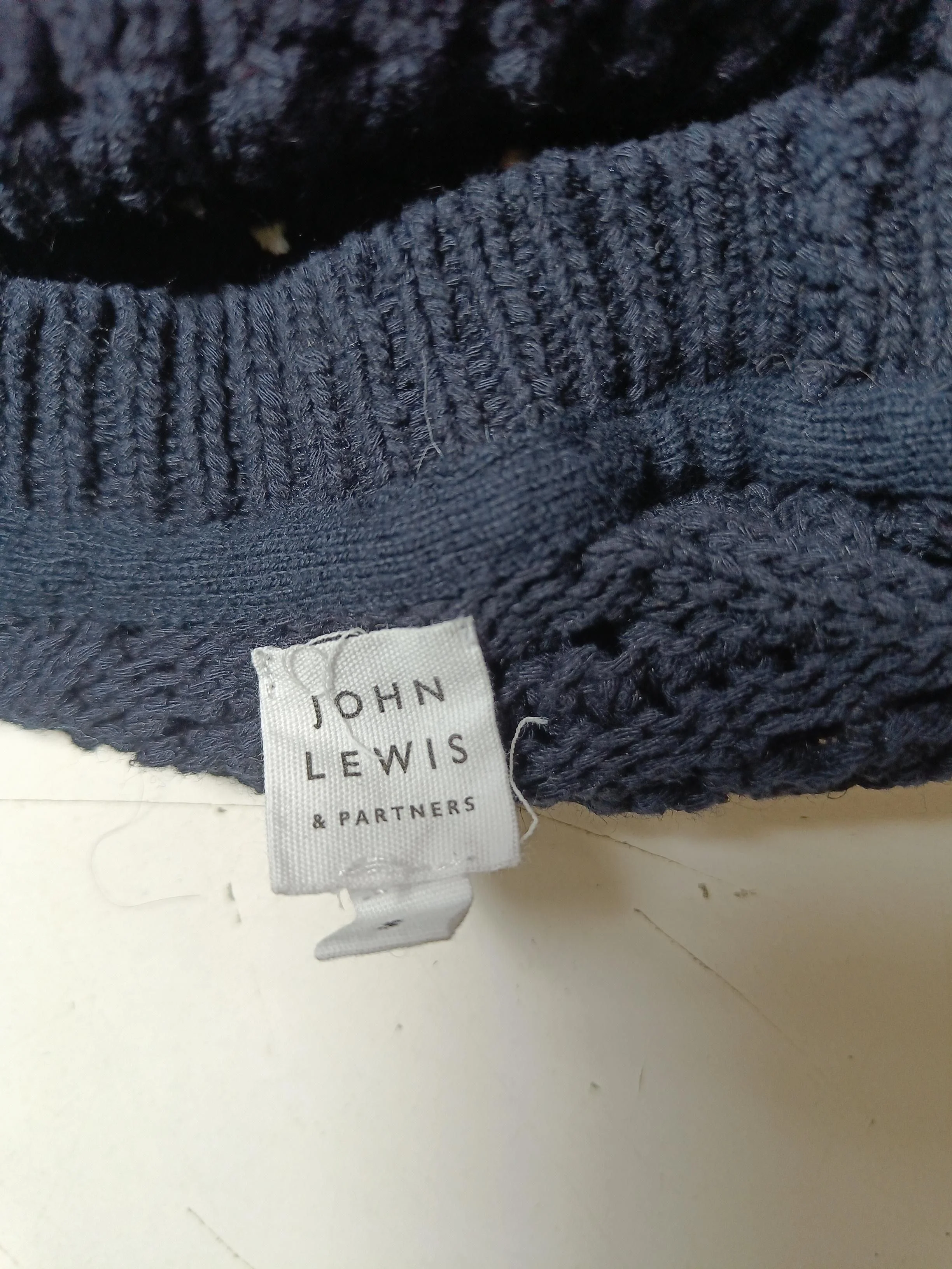 John Lewis Women's Cardigan S Blue 100% Other V-Neck Cardigan - Image 5