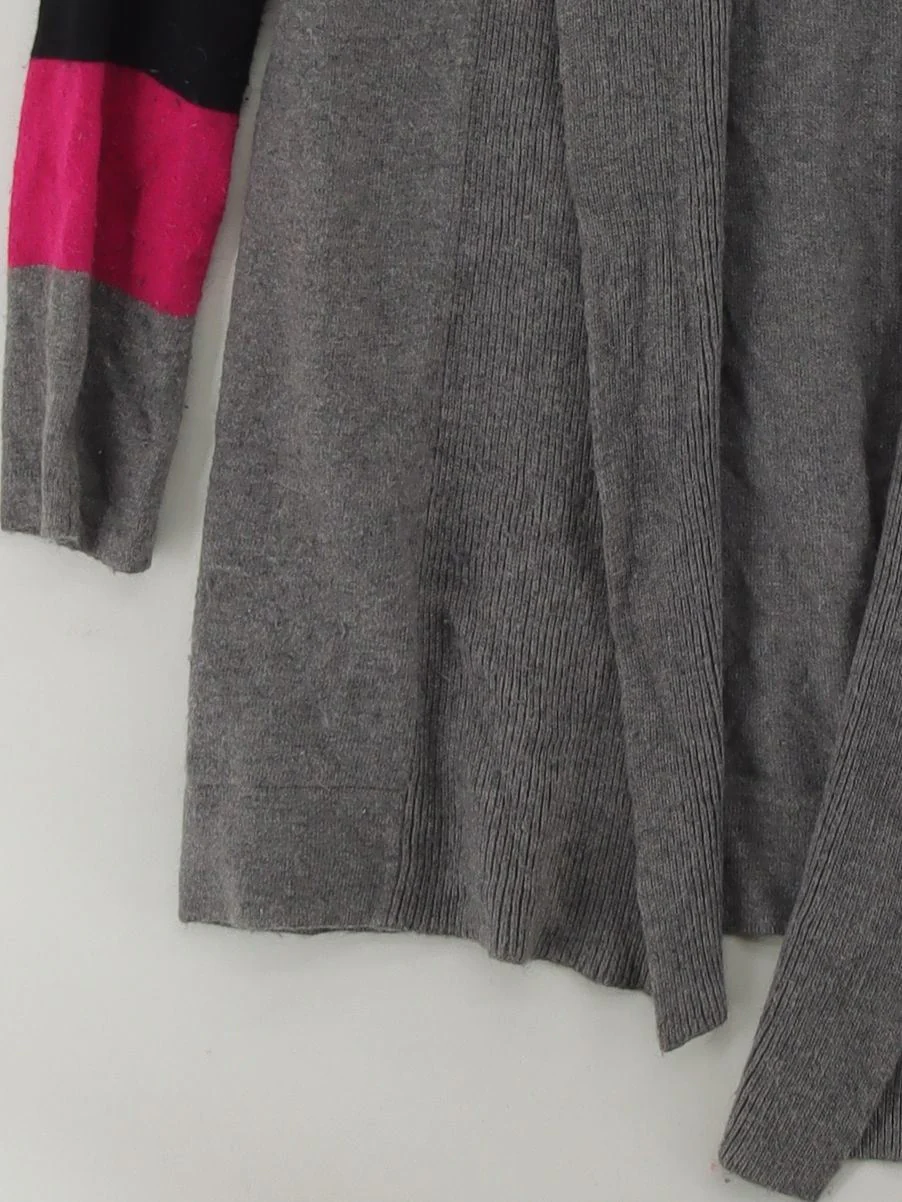 John Lewis Women's Cardigan UK 10 Grey Cotton - Image 4