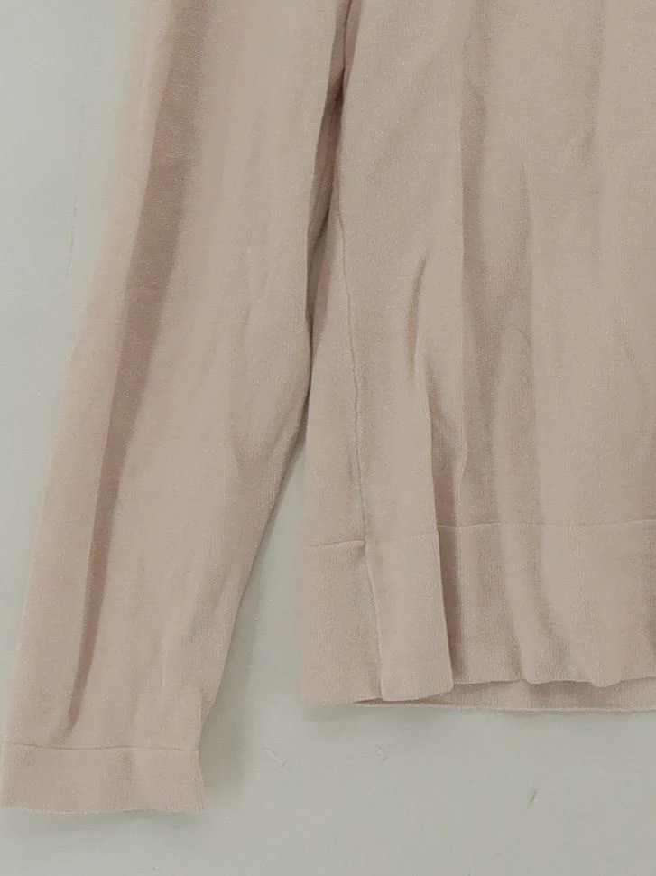 John Lewis Women's Cardigan UK 10 Pink 100% Other V-Neck Cardigan - Image 4