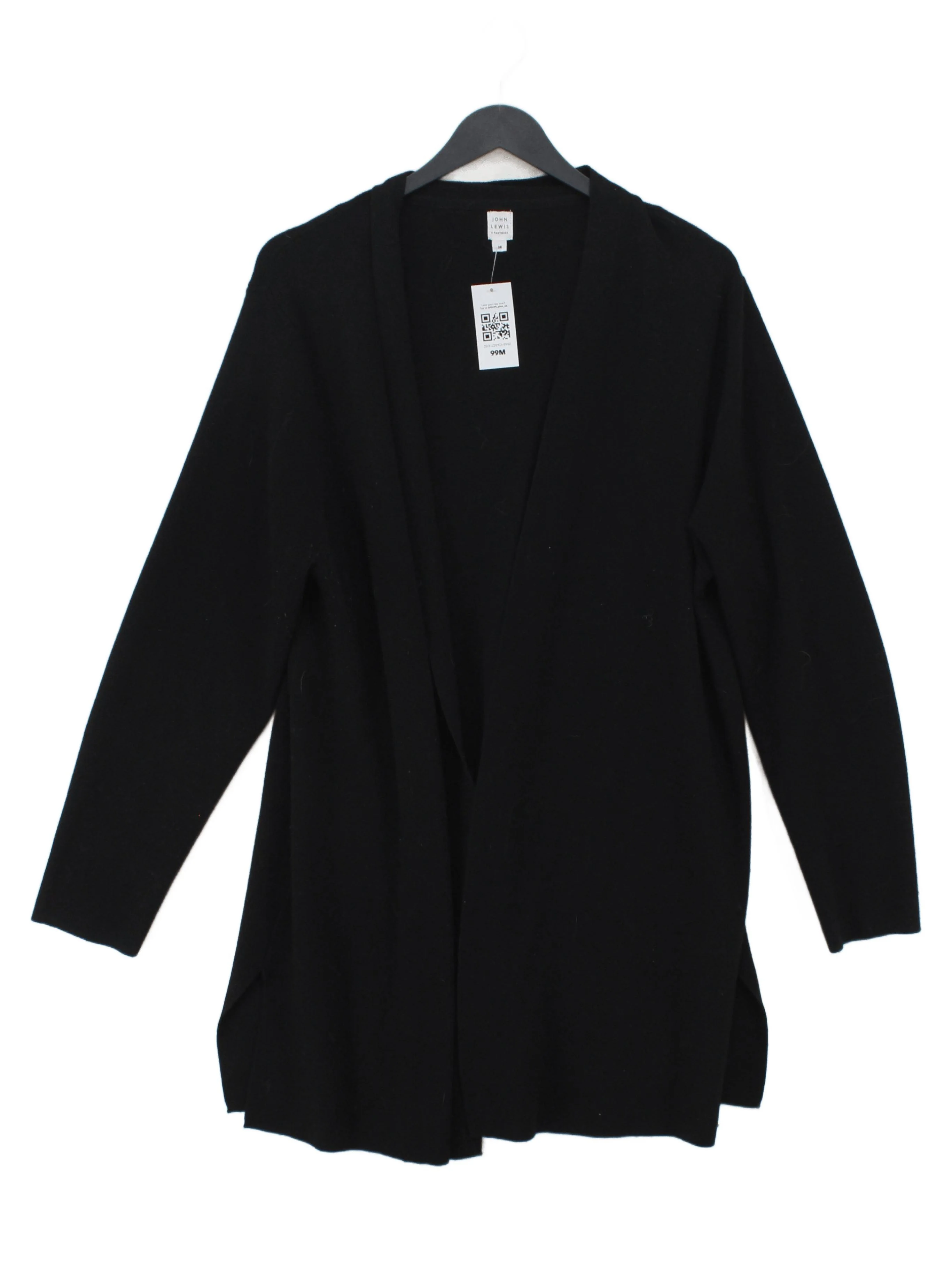 John Lewis Women's Cardigan UK 18 Black Polyester