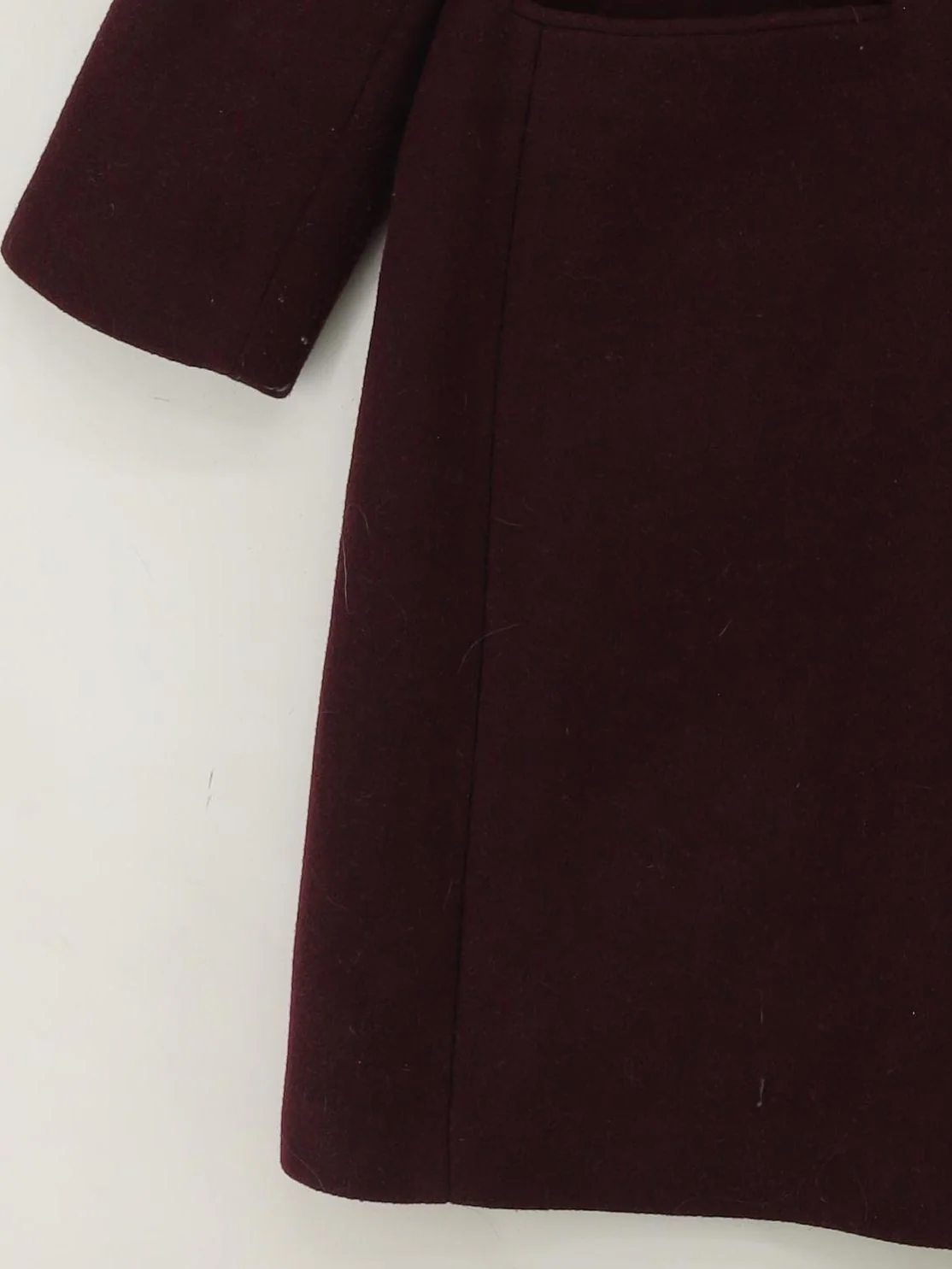 John Lewis Women's Coat UK 16 Brown Wool - Image 4