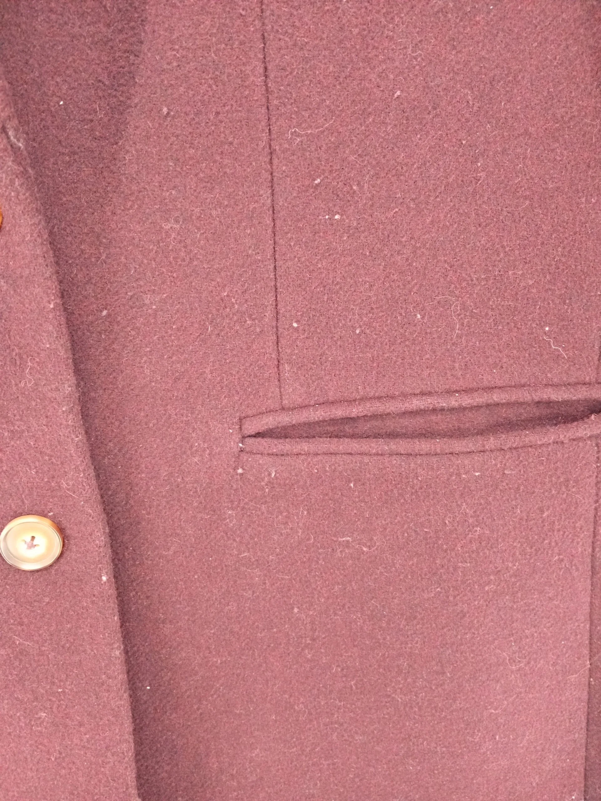John Lewis Women's Coat UK 16 Brown Wool - Image 5