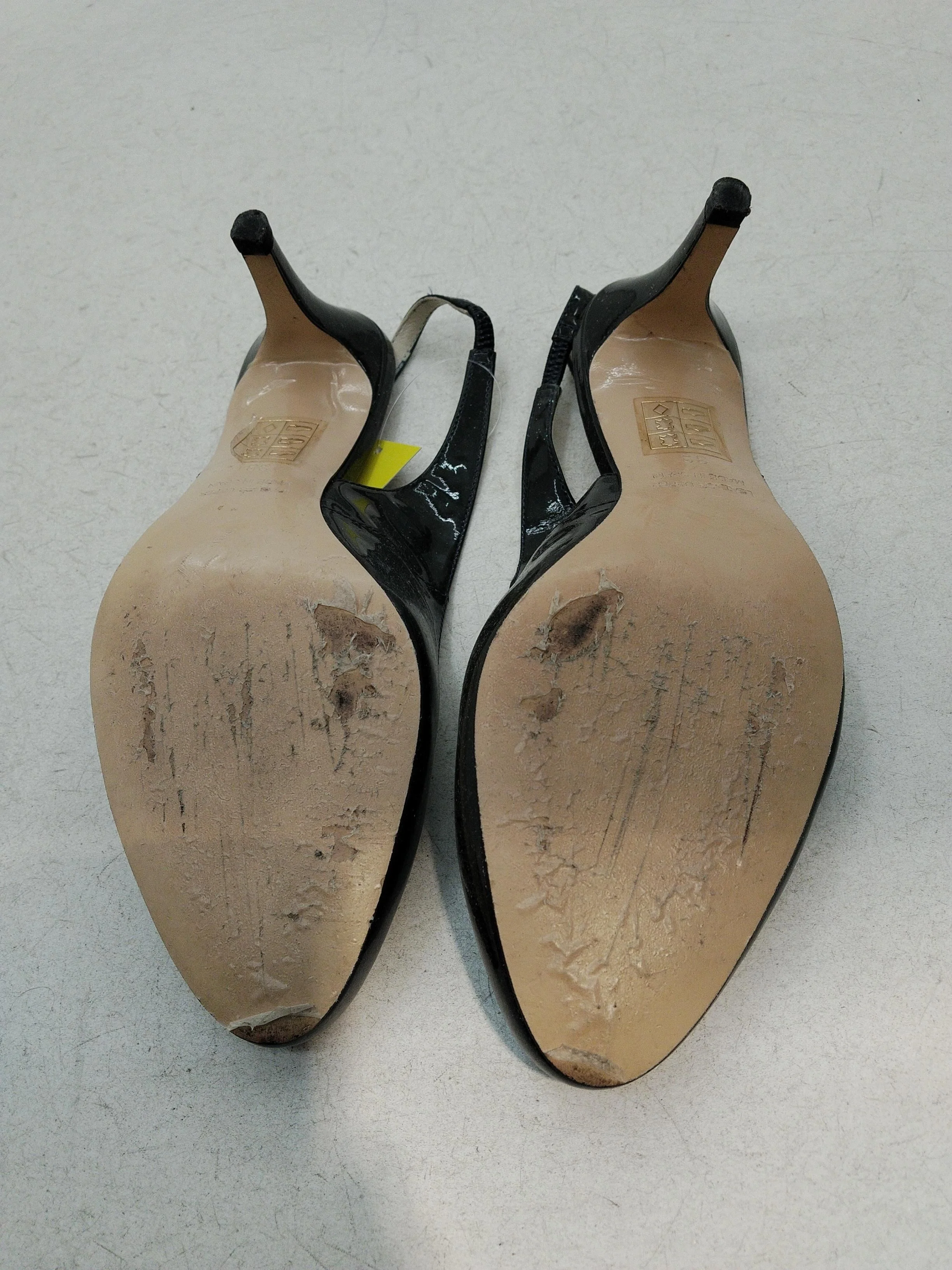 John Lewis Women's Heels UK 6 Black 100% Leather Court - Image 7