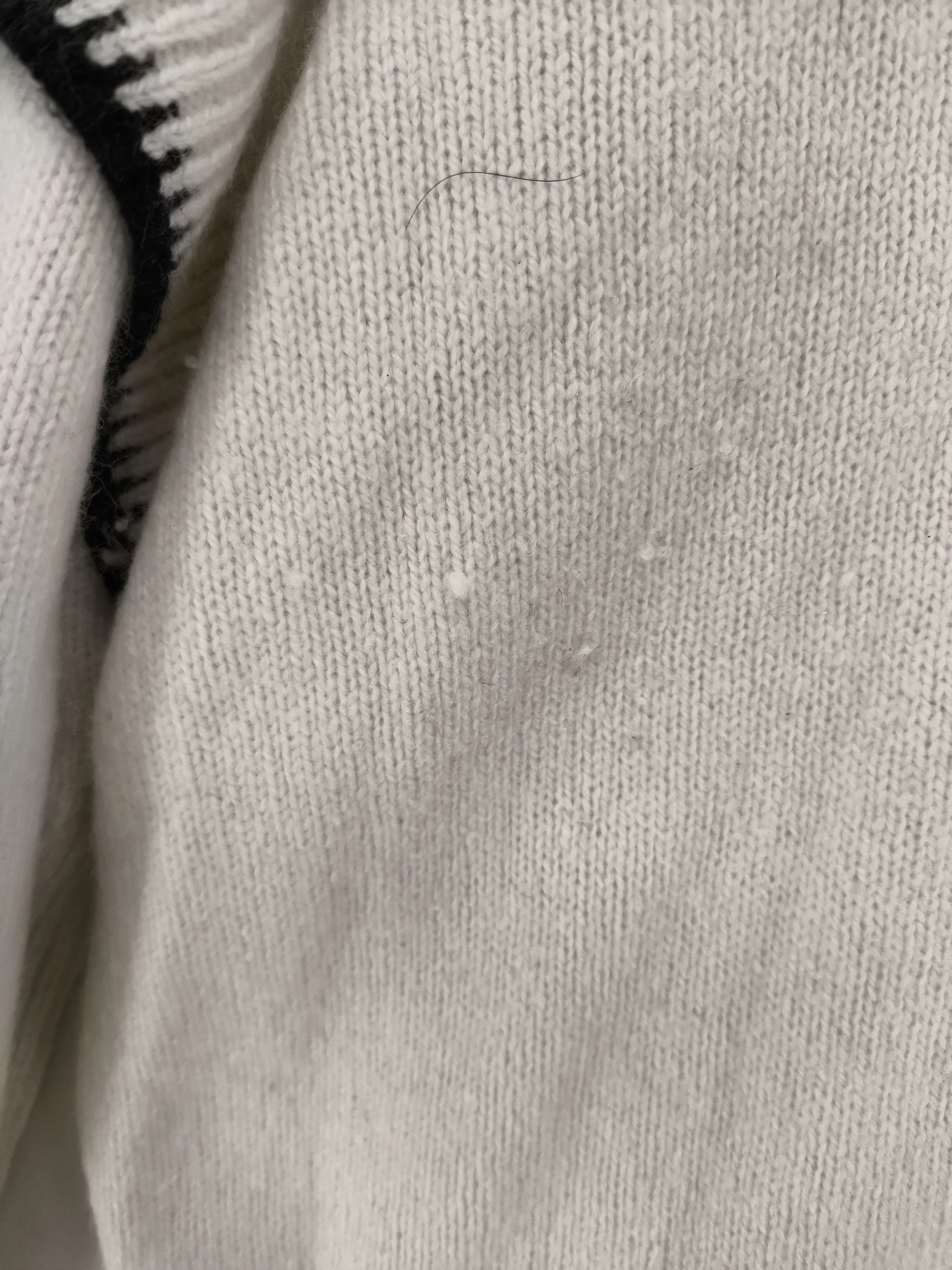 John Lewis Women's Jumper L Cream Wool with Nylon Round Neck Pullover - Image 5