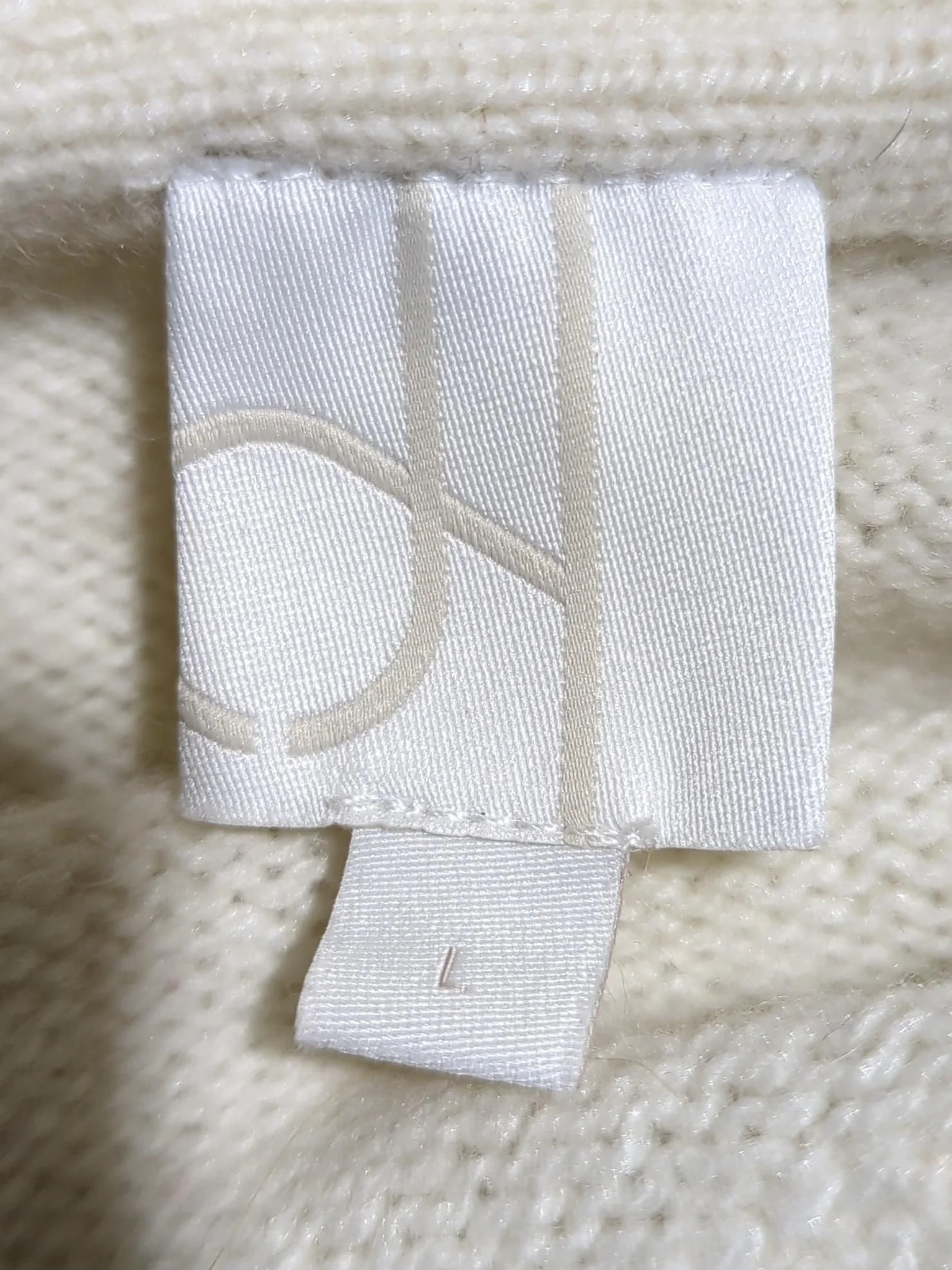 John Lewis Women's Jumper L Cream Wool with Nylon Round Neck Pullover - Image 6