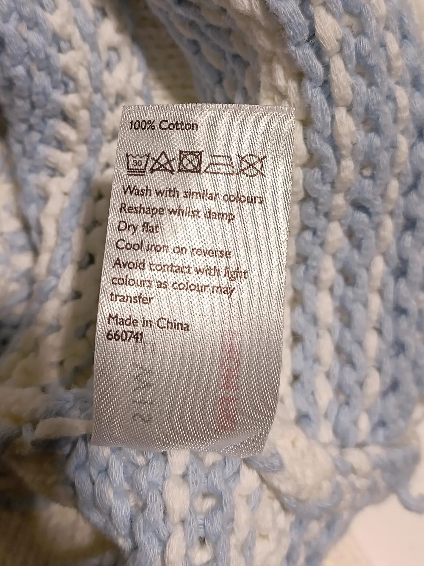 John Lewis Women's Jumper L Multi Striped 100% Cotton Crew Neck Pullover - Image 6