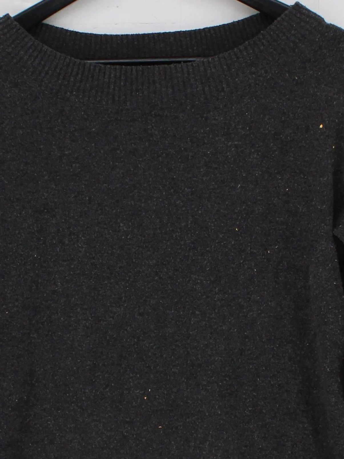 John Lewis Women's Jumper UK 10 Grey Acrylic - Image 3