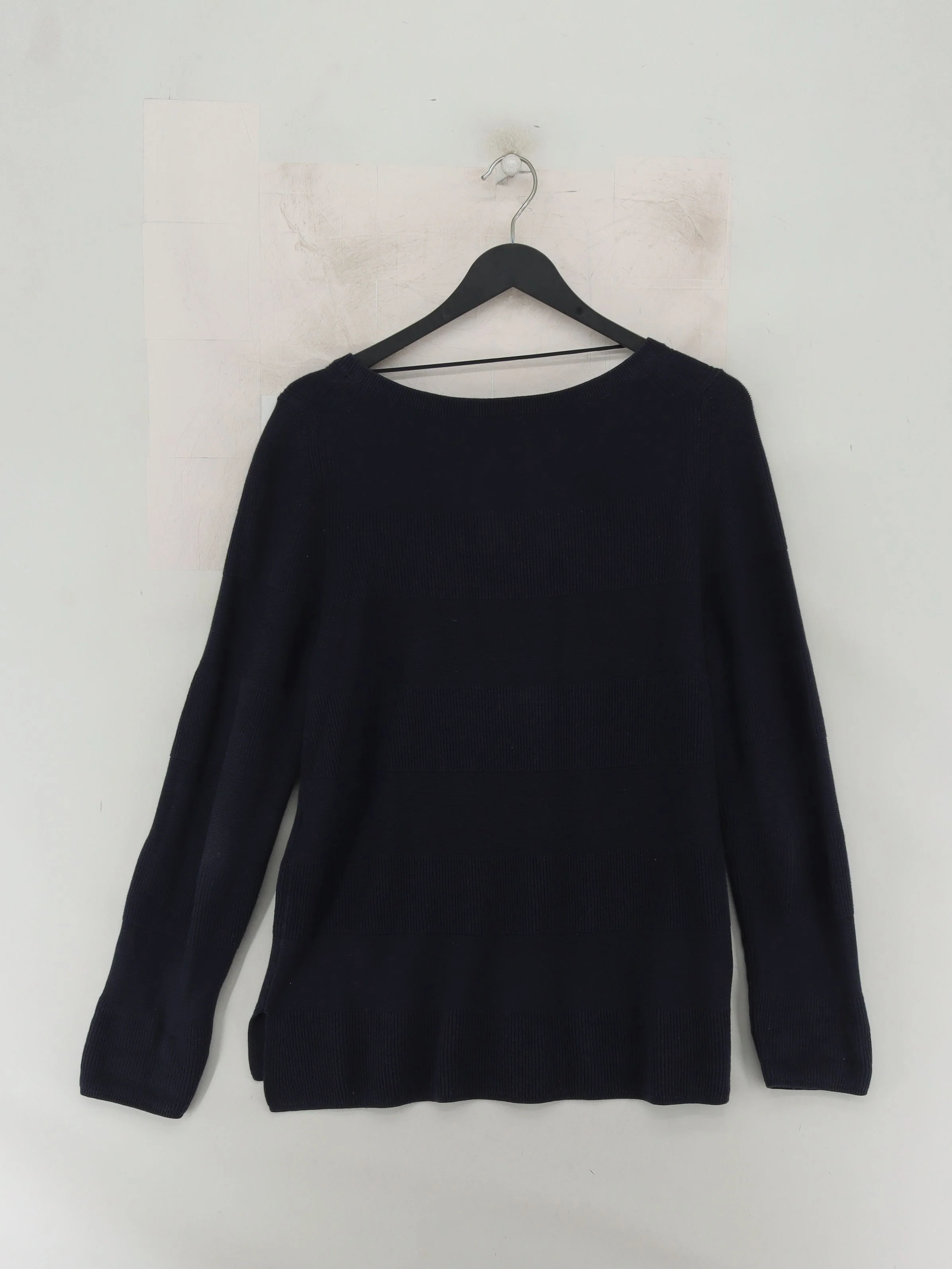 John Lewis Women's Jumper UK 14 Blue 100% Cotton Round Neck Pullover - Image 2