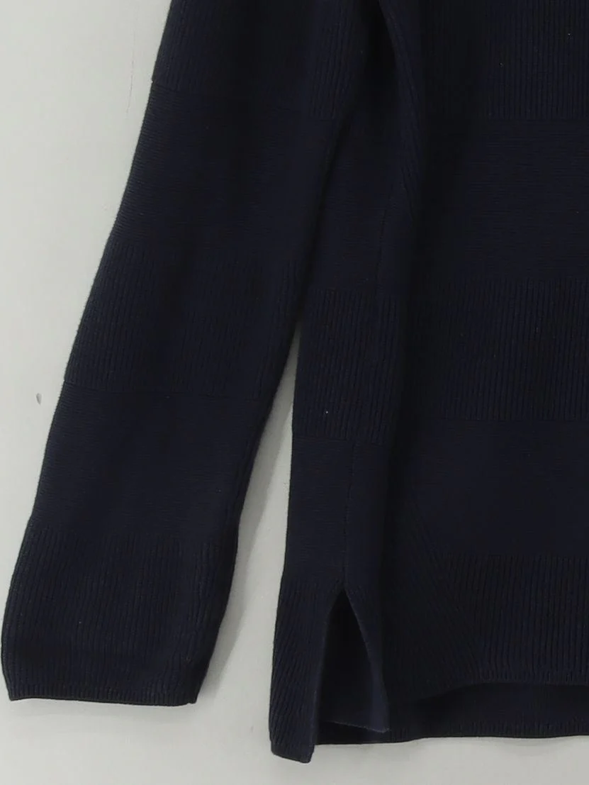 John Lewis Women's Jumper UK 14 Blue 100% Cotton Round Neck Pullover - Image 4