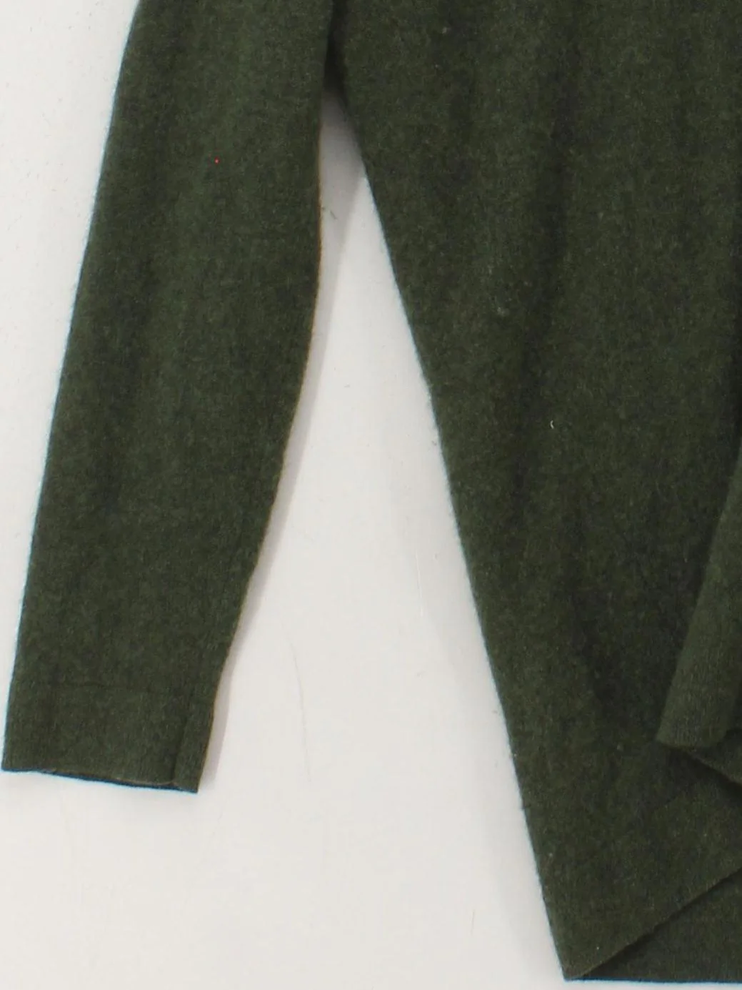 John Lewis Women's Jumper UK 14 Green 100% Cashmere V-Neck Pullover - Image 4