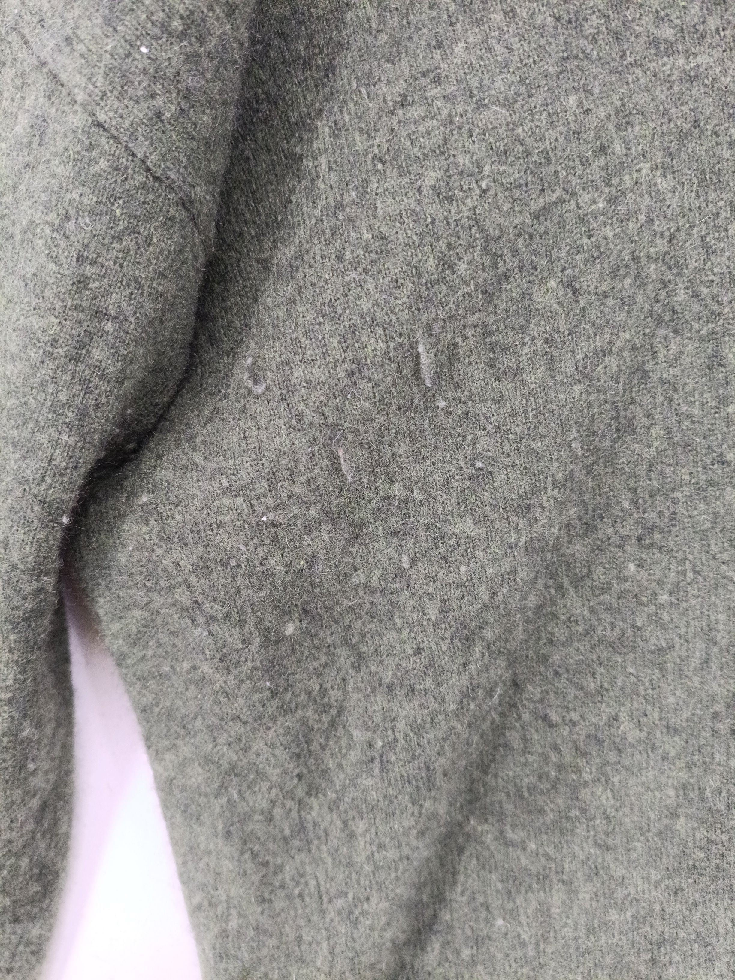 John Lewis Women's Jumper UK 14 Green 100% Cashmere V-Neck Pullover - Image 5