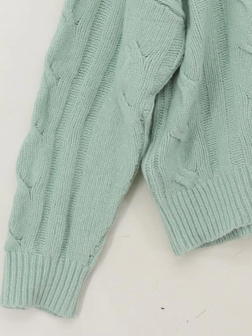 John Lewis Women's Jumper UK 18 Green Cotton New with tags - Image 4