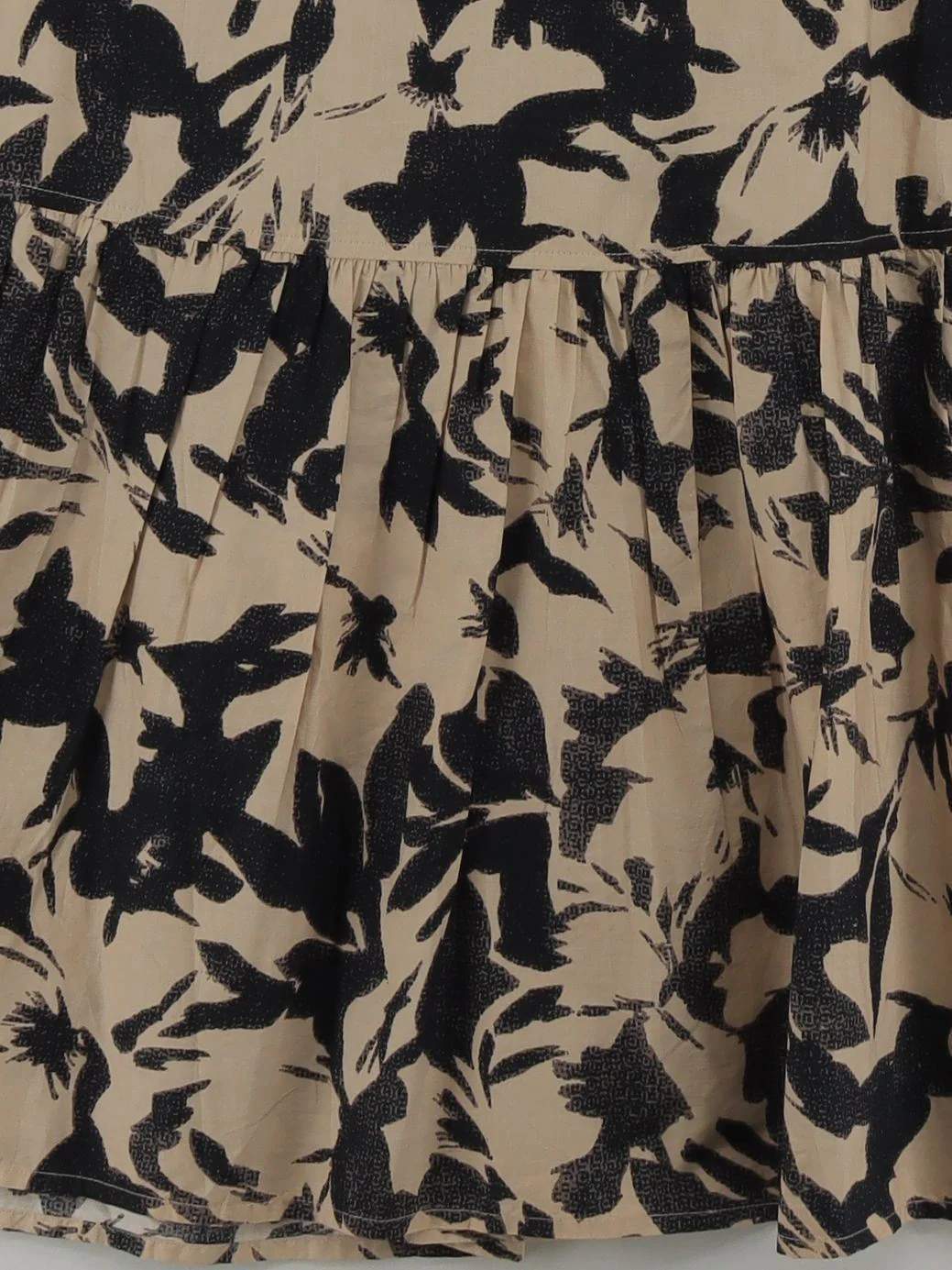 John Lewis Women's Midi Skirt M Cream Floral 100% Other Midi A-Line - Image 4