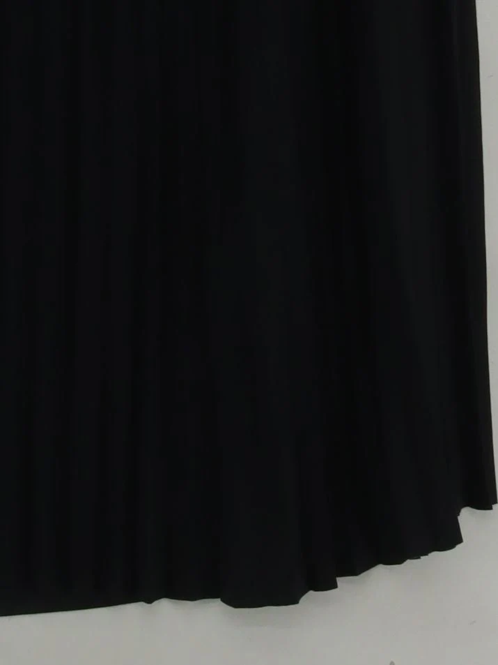 John Lewis Women's Midi Skirt UK 10 Black 100% Polyester Midi Wrap - Image 4