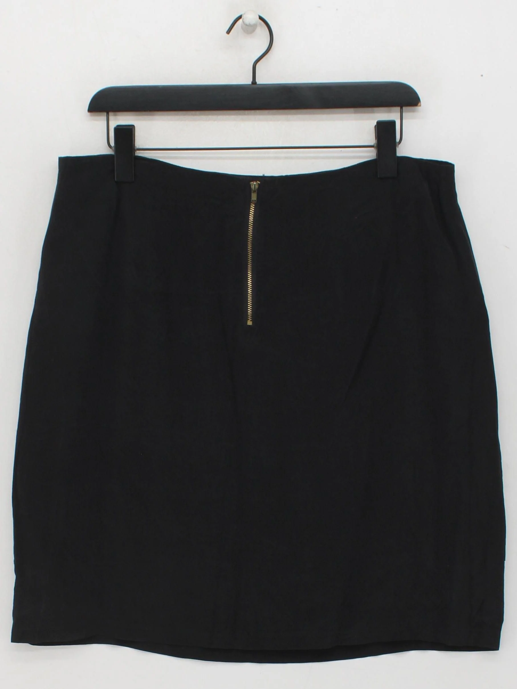 John Lewis Women's Mini Skirt L Black 100% Silk Short Mini - Image 2
