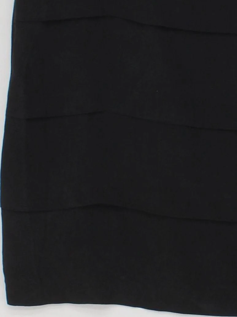 John Lewis Women's Mini Skirt L Black 100% Silk Short Mini - Image 4