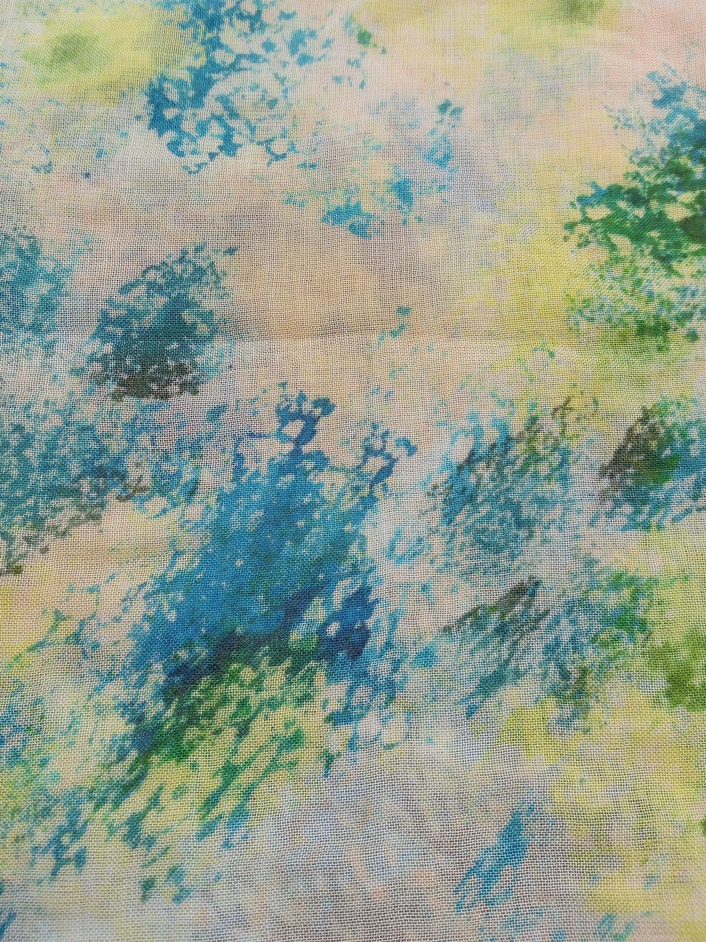 John Lewis Women's Scarf Multi 100% Lyocell Modal Rectangle Scarf - Image 3