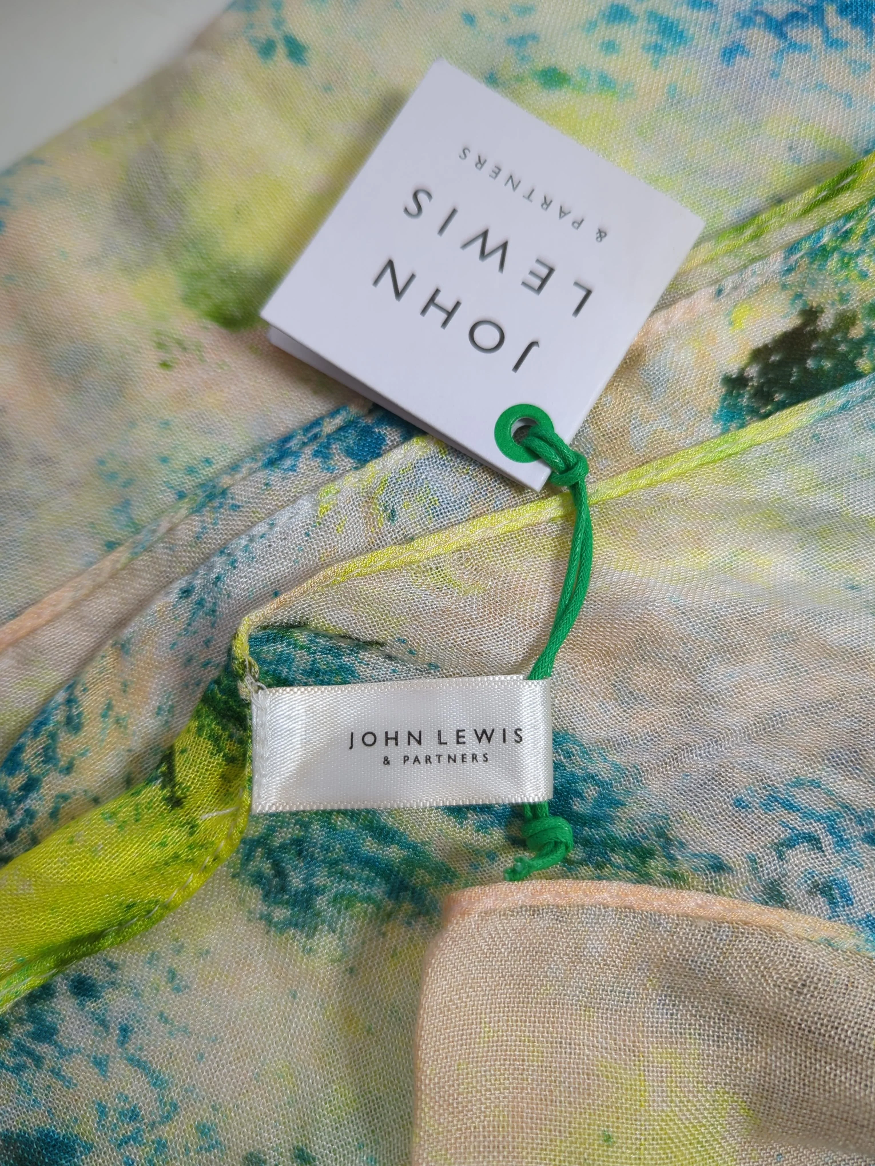 John Lewis Women's Scarf Multi 100% Lyocell Modal Rectangle Scarf - Image 6