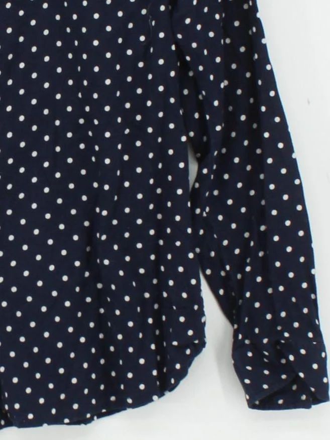 John Lewis Women's Shirt UK 16 Blue 100% Cotton Basic - Image 4
