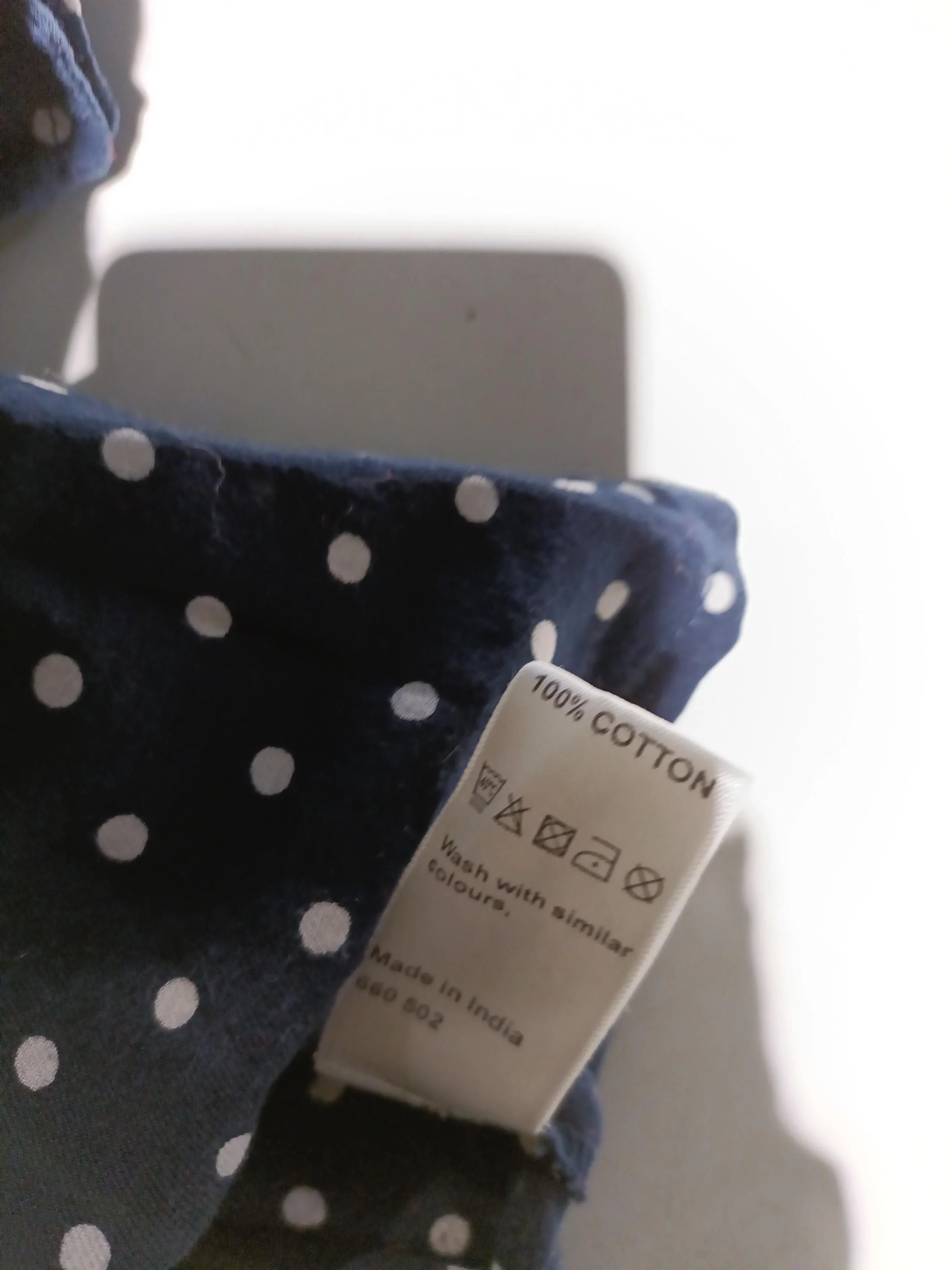John Lewis Women's Shirt UK 16 Blue 100% Cotton Basic - Image 6
