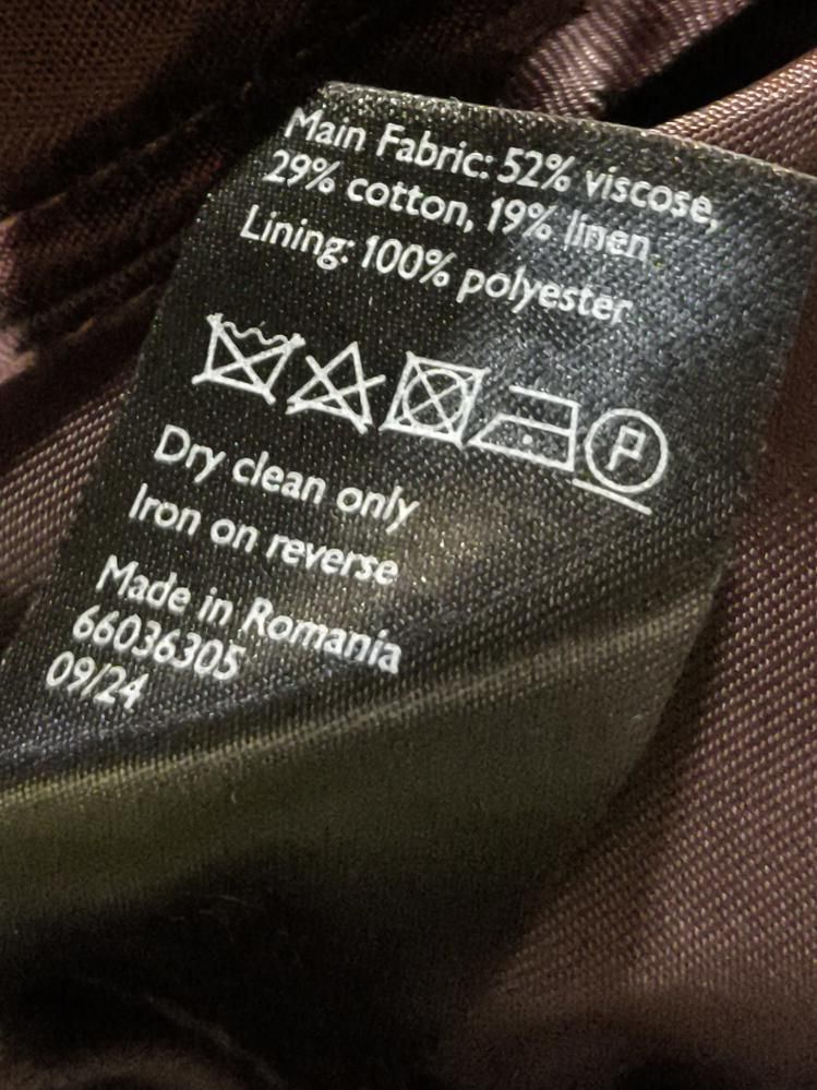 John Lewis Women's Suit Trousers UK 16 Brown Viscose - Image 6