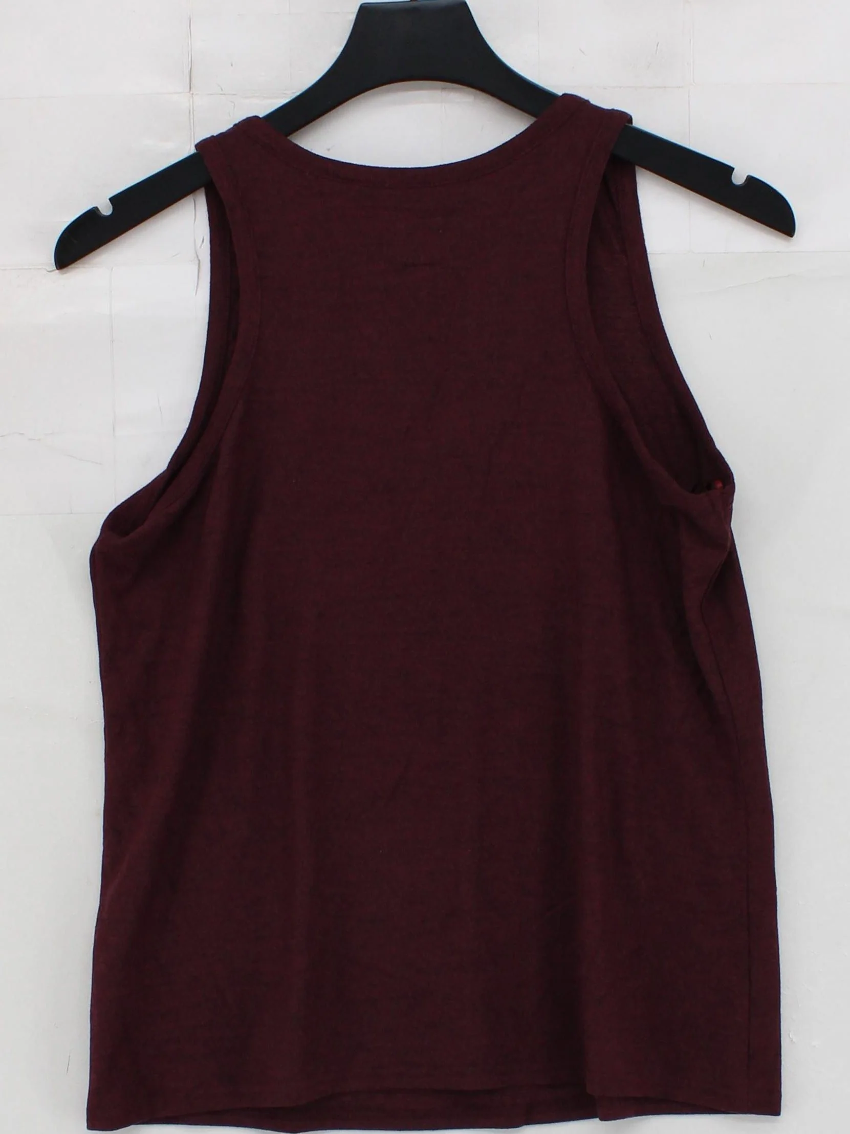 John Lewis Women's T-Shirt M Red Polyester with Elastane Basic - Image 2
