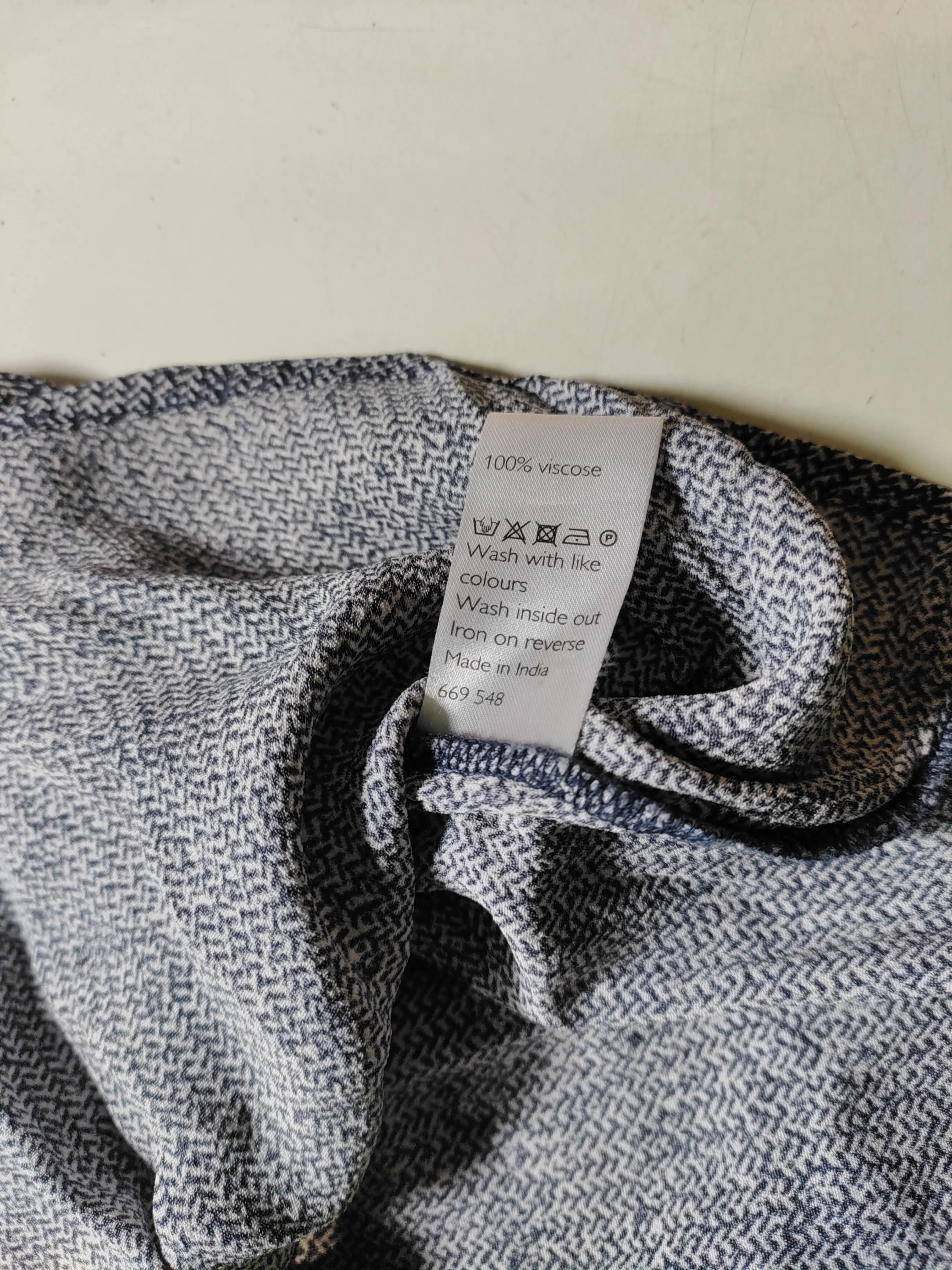 John Lewis Women's T-Shirt UK 12 Blue 100% Viscose Basic - Image 6