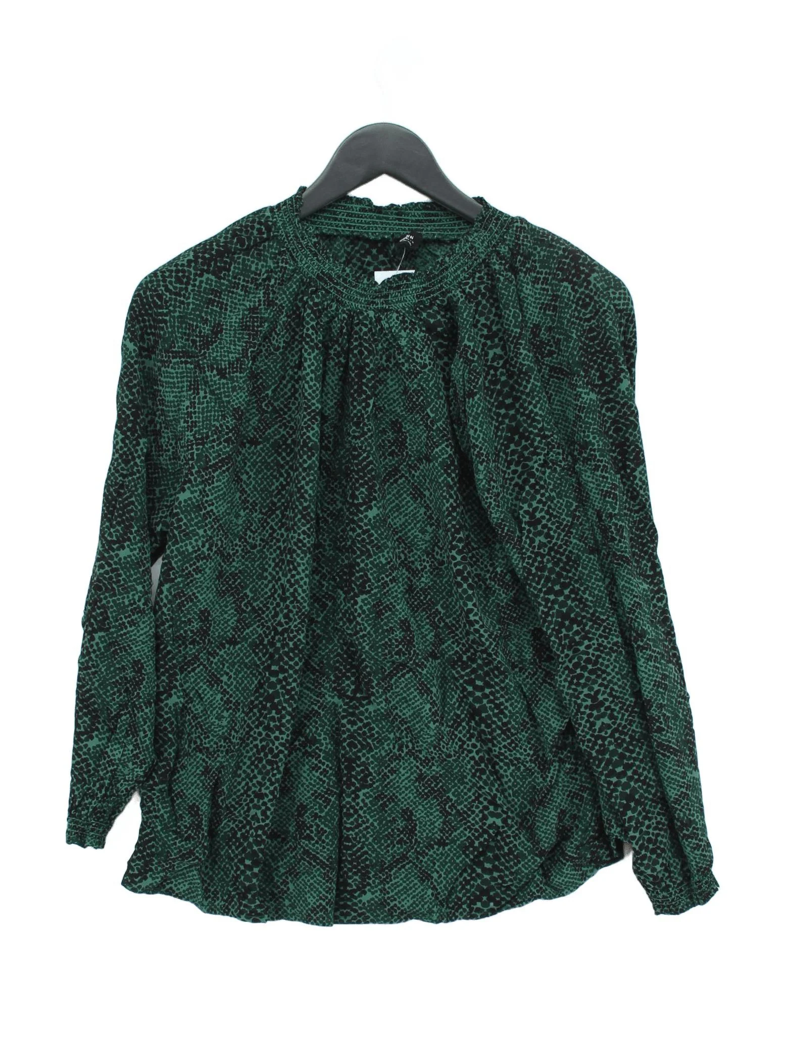 John Lewis Women's Top S Green 100% Viscose Basic