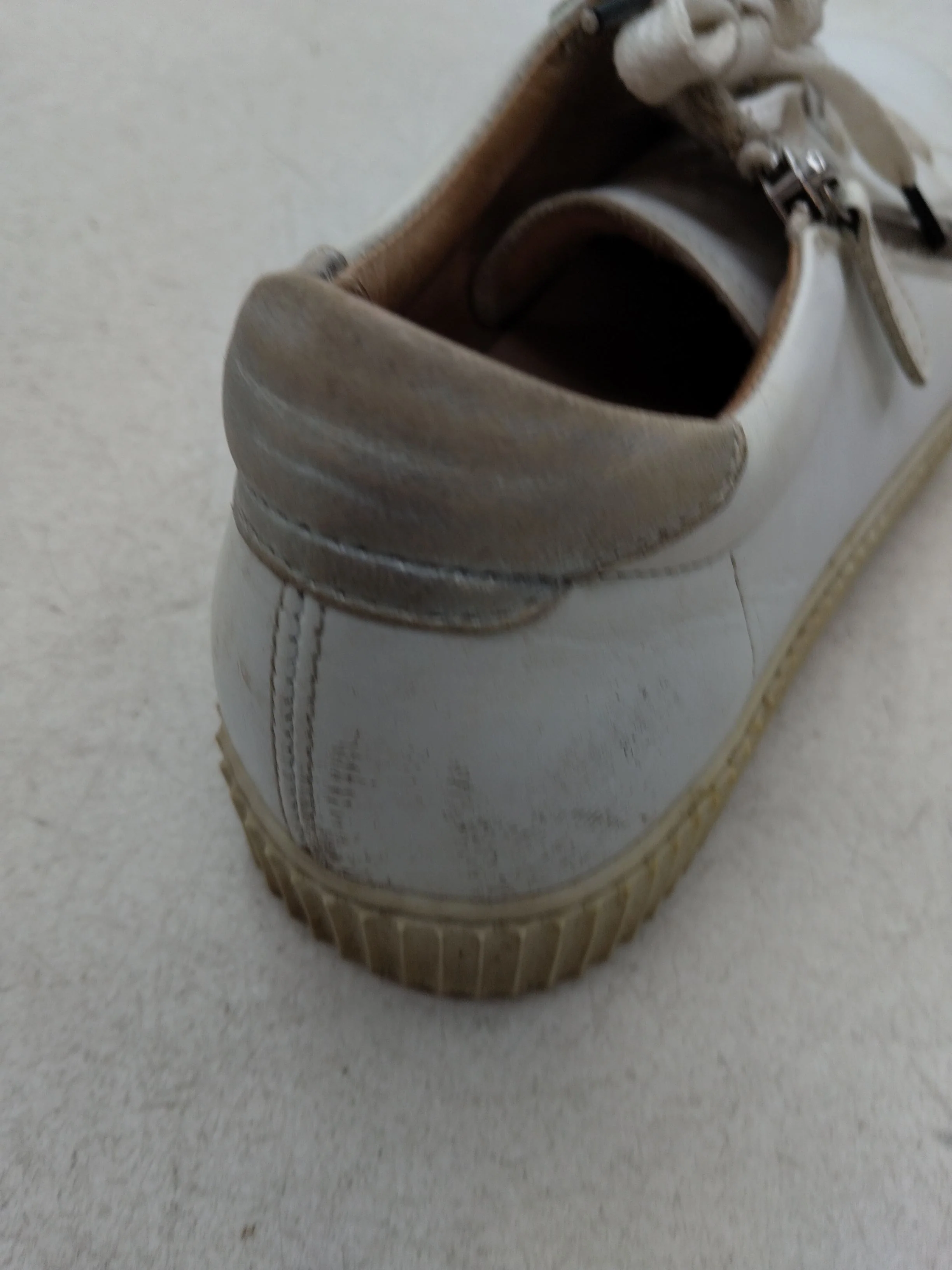 John Lewis Women's Trainers UK6 EU39 in White - Image 9
