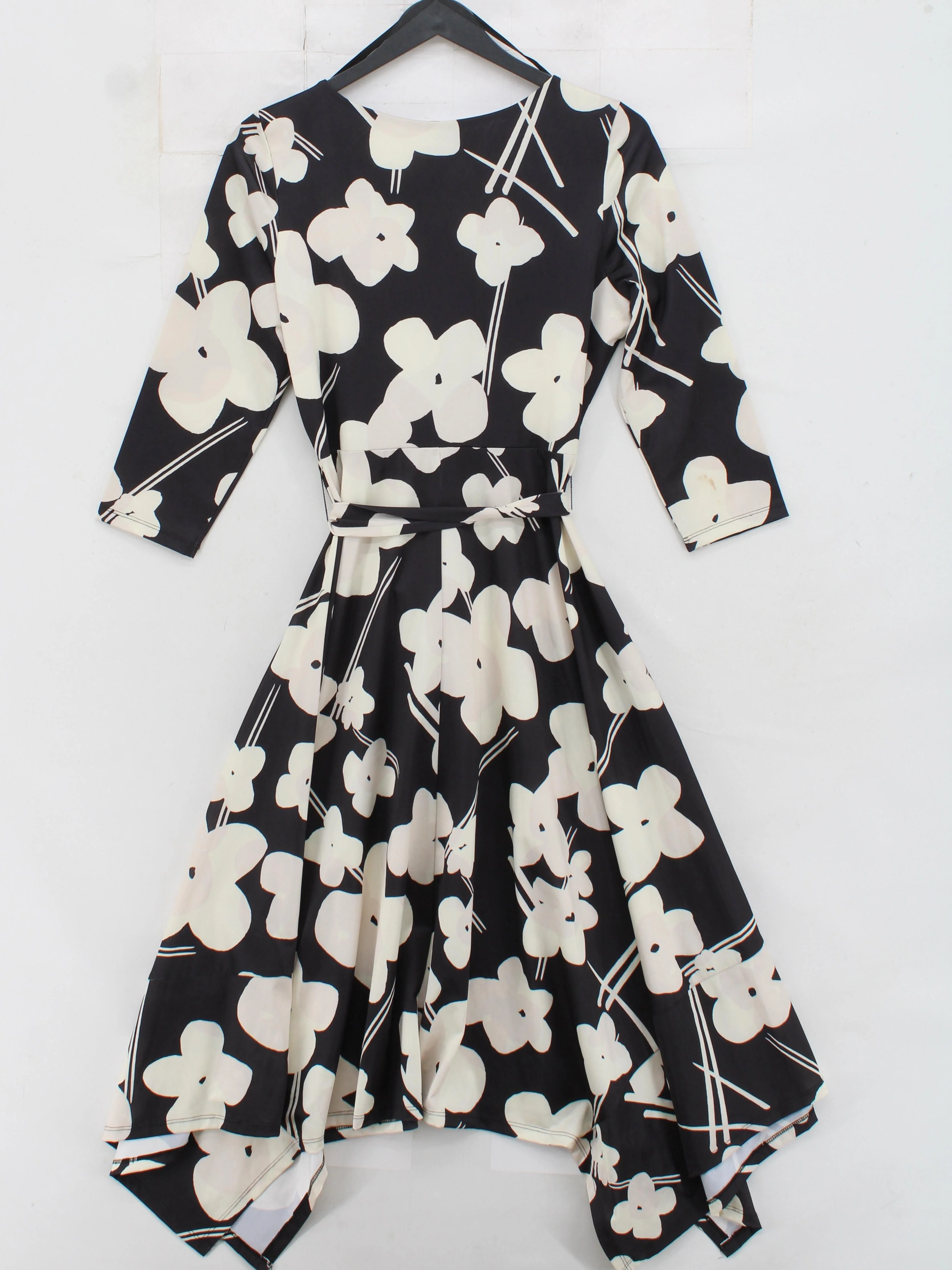 John Rocha Skater Midi Dress UK10 in Black - Image 2