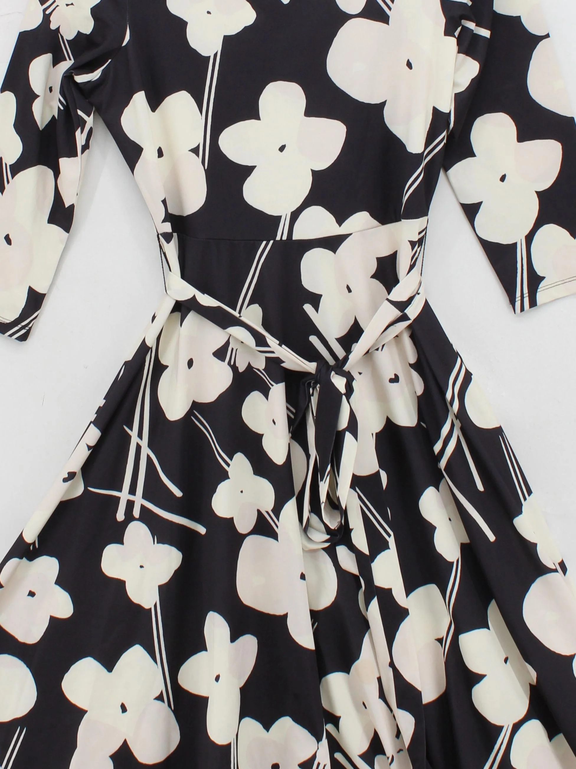 John Rocha Skater Midi Dress UK10 in Black - Image 3