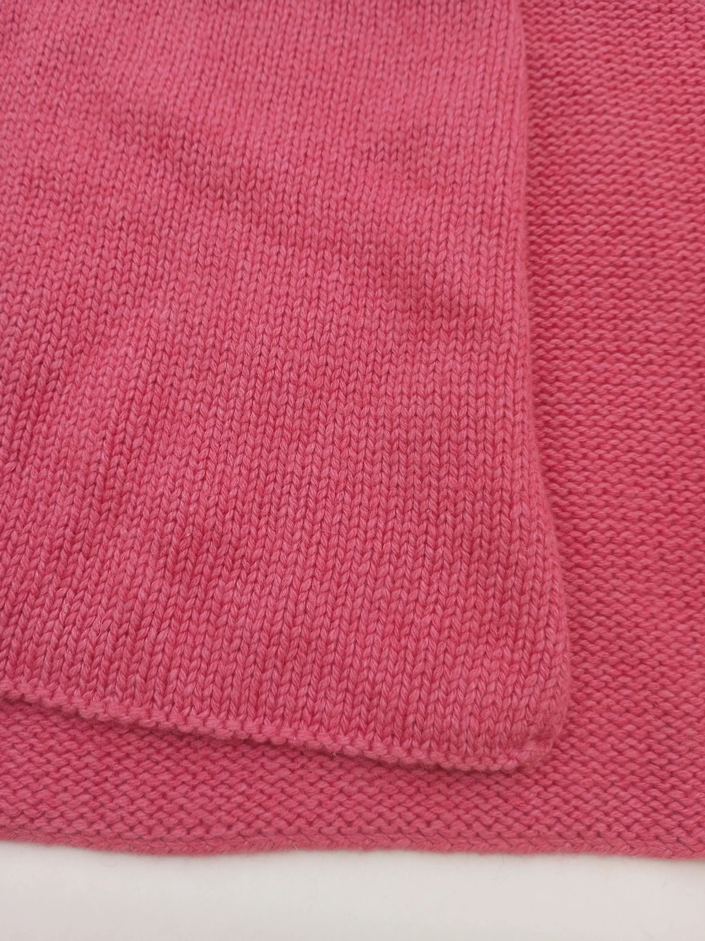 Johnstons Of Elgin Men's Scarf Pink Silk with Cashmere Scarf - Image 4