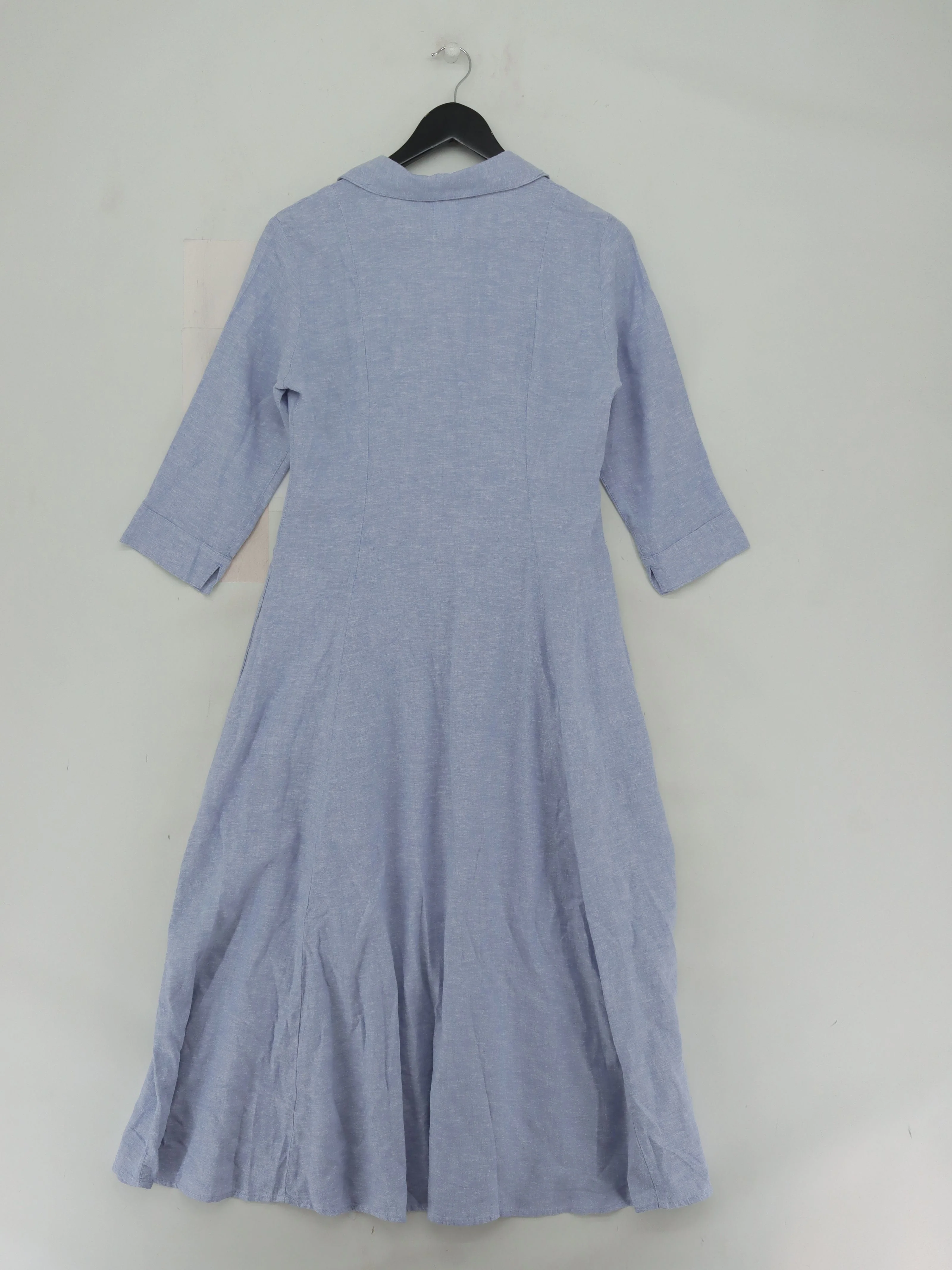 Joie Shirt Midi Dress S in Blue - Image 2