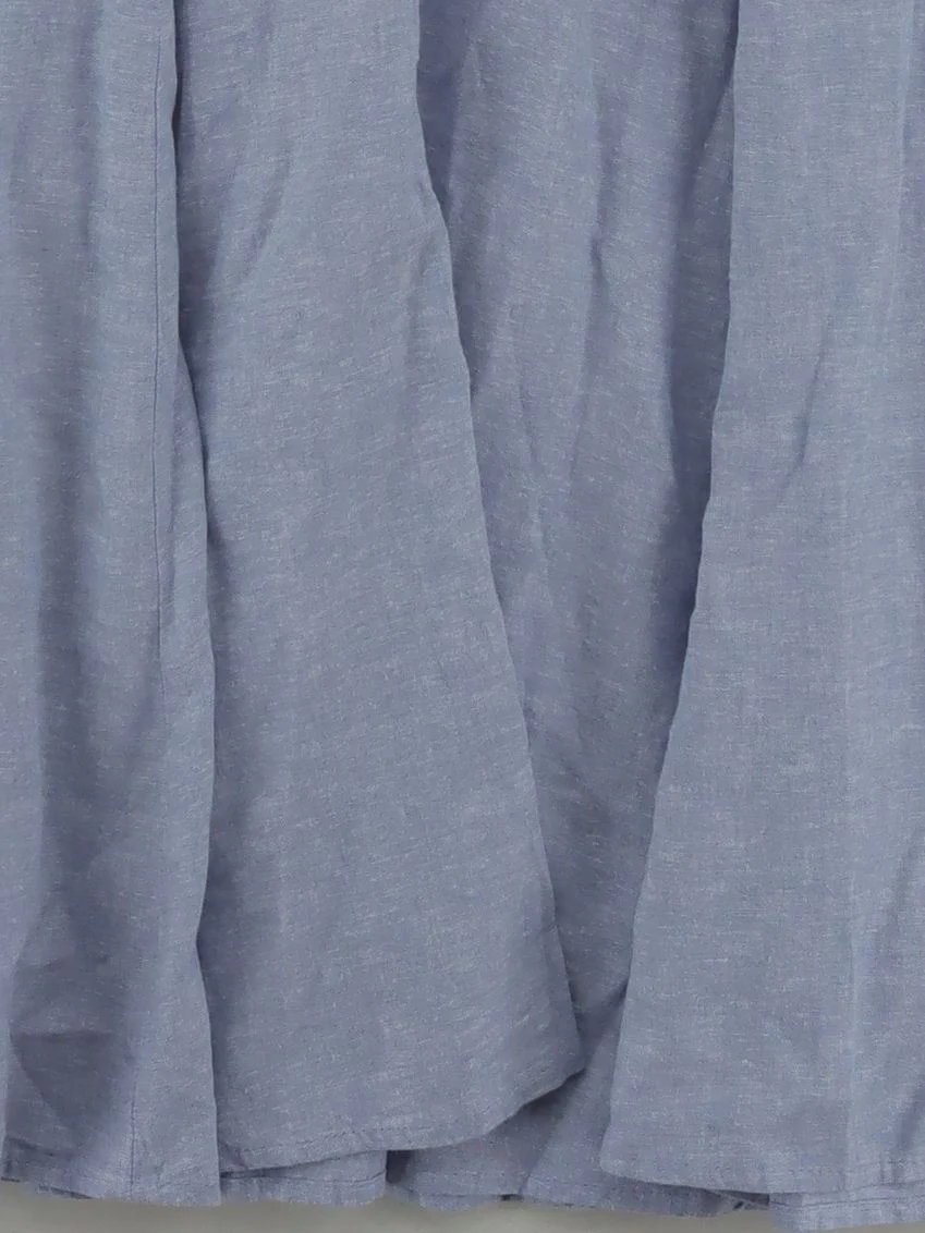 Joie Shirt Midi Dress S in Blue - Image 4