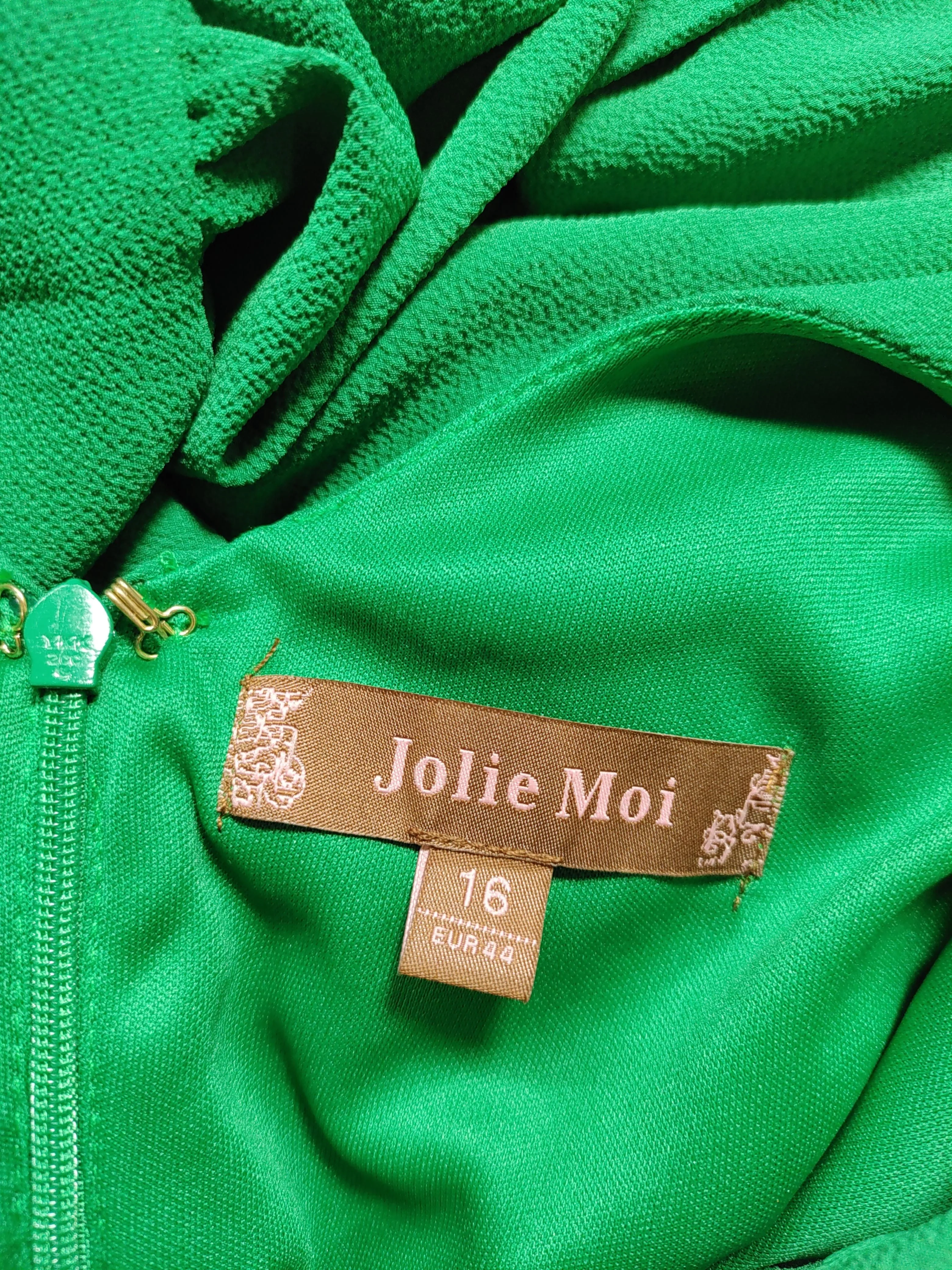Jolie Moi A-Line Midi Dress UK16 in Green - Image 5