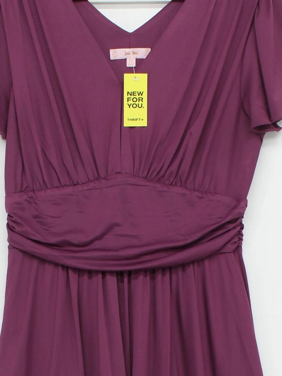 Jolie Moi Maxi Dress UK12 in Purple - Image 3