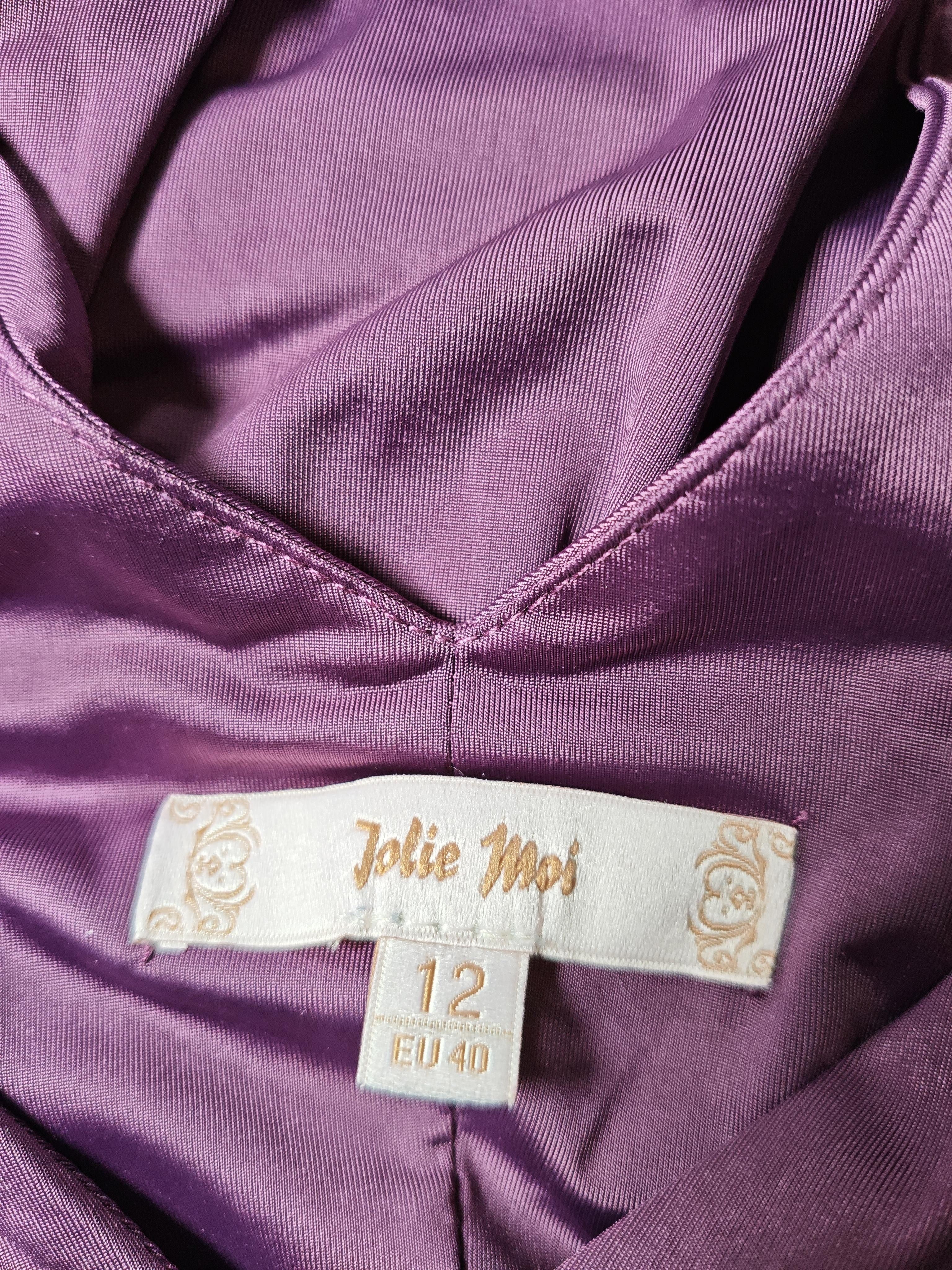 Jolie Moi Maxi Dress UK12 in Purple - Image 5