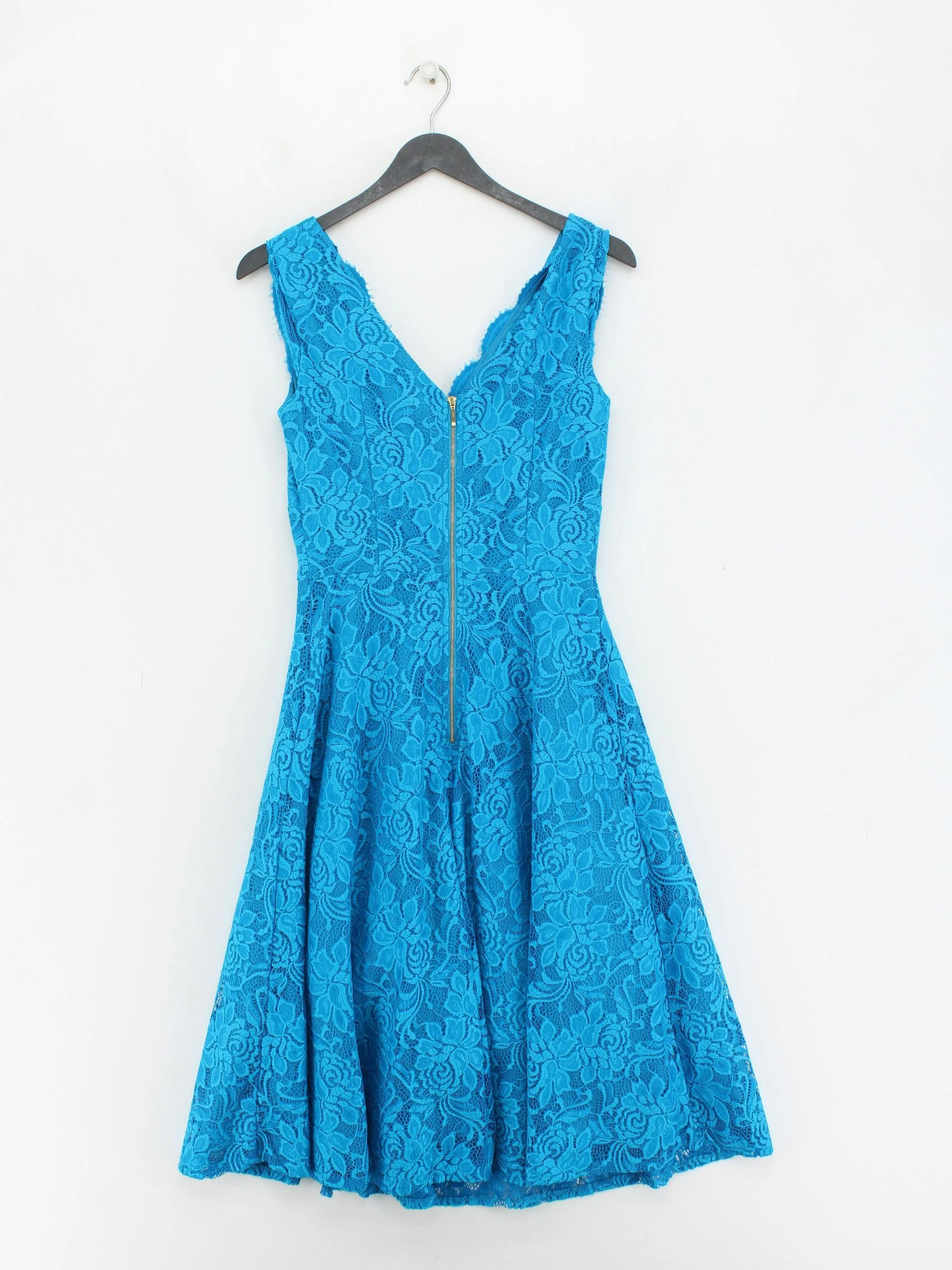 Jolie Moi Skater Mini Dress UK8 in Blue - Image 2