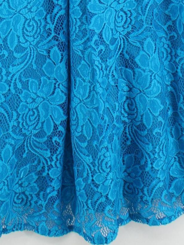 Jolie Moi Skater Mini Dress UK8 in Blue - Image 4