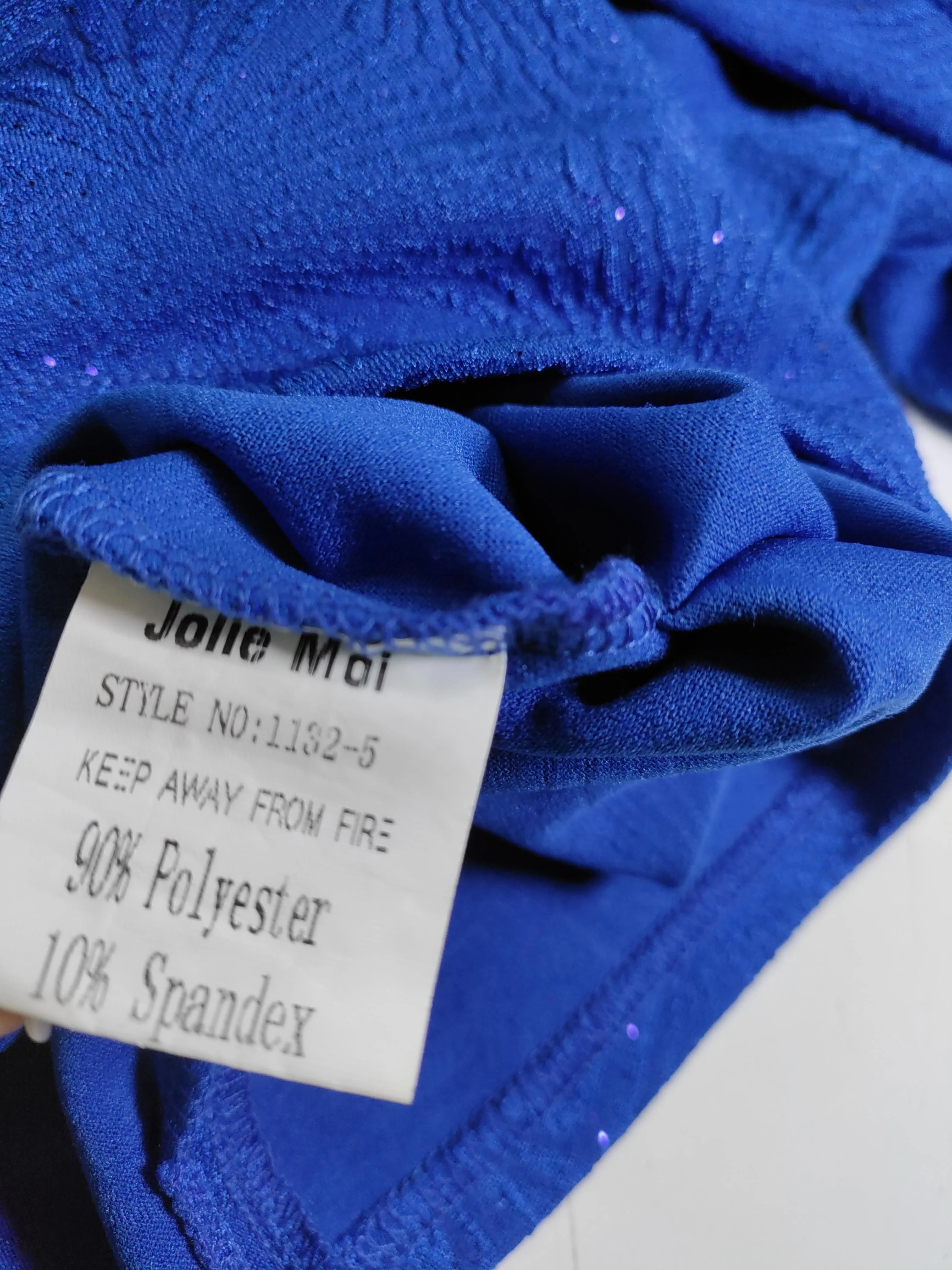 Jolie Moi Women's Top UK 10 Blue Polyester with Spandex Basic - Image 6