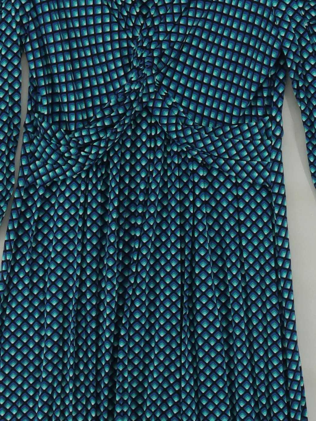 Jolie Moi Wrap Midi Dress UK12 in Blue - Image 3