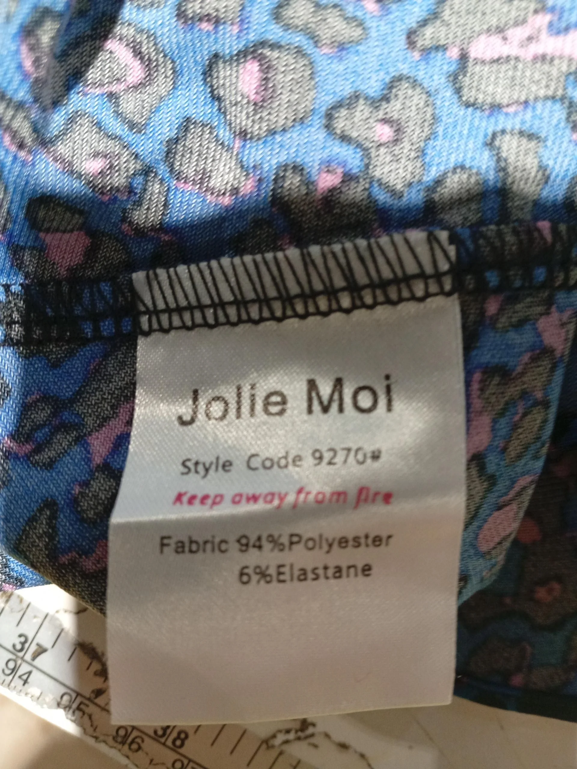 Jolie Moi Wrap Midi Dress UK14 in Blue - Image 6