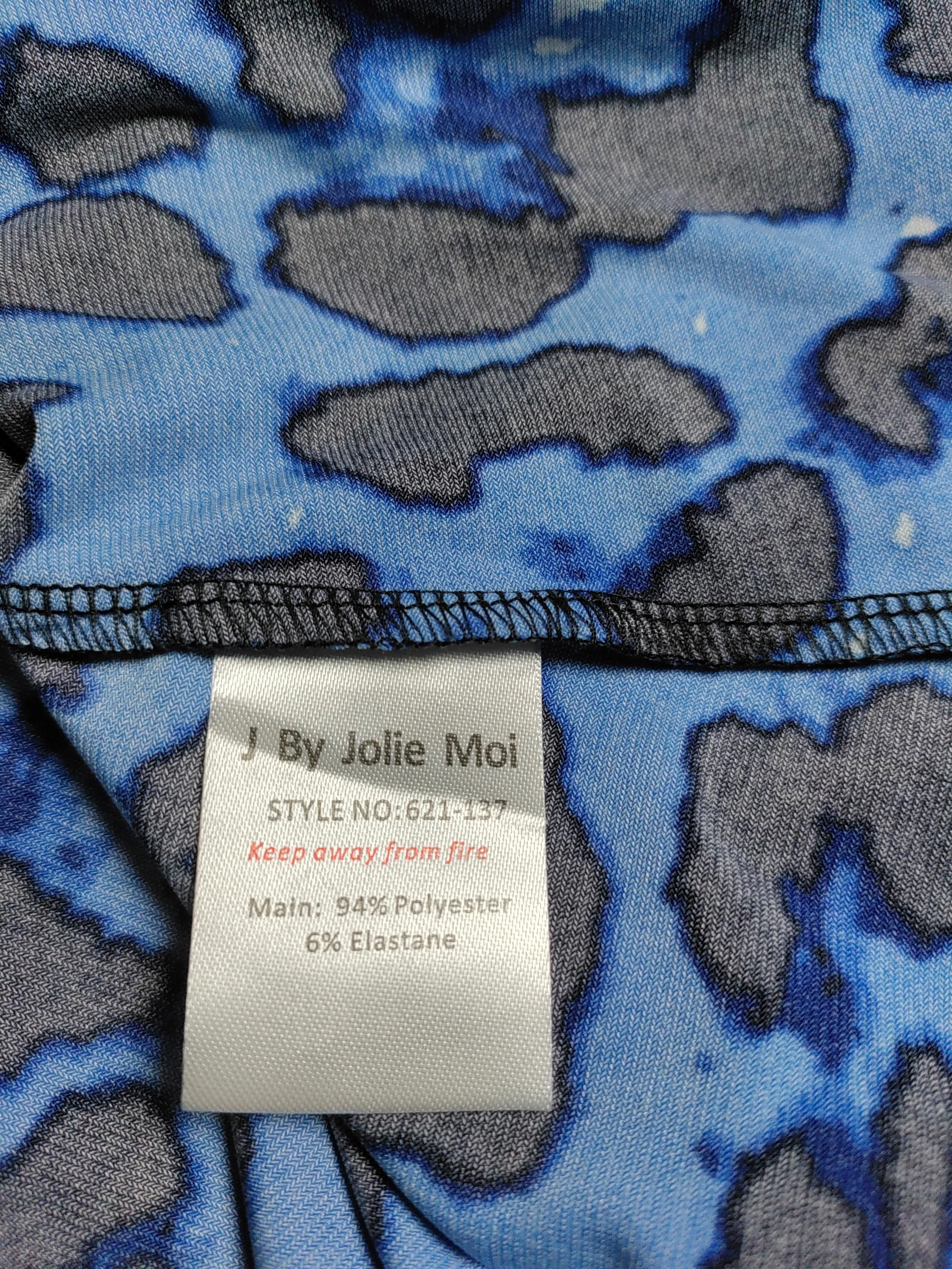 Jolie Moi Wrap Midi Dress UK16 in Blue - Image 6
