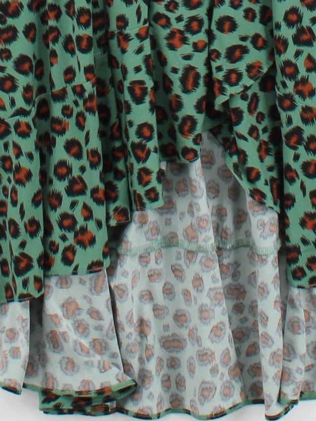 Jolie Moi Wrap Midi Dress UK16 in Green - Image 4