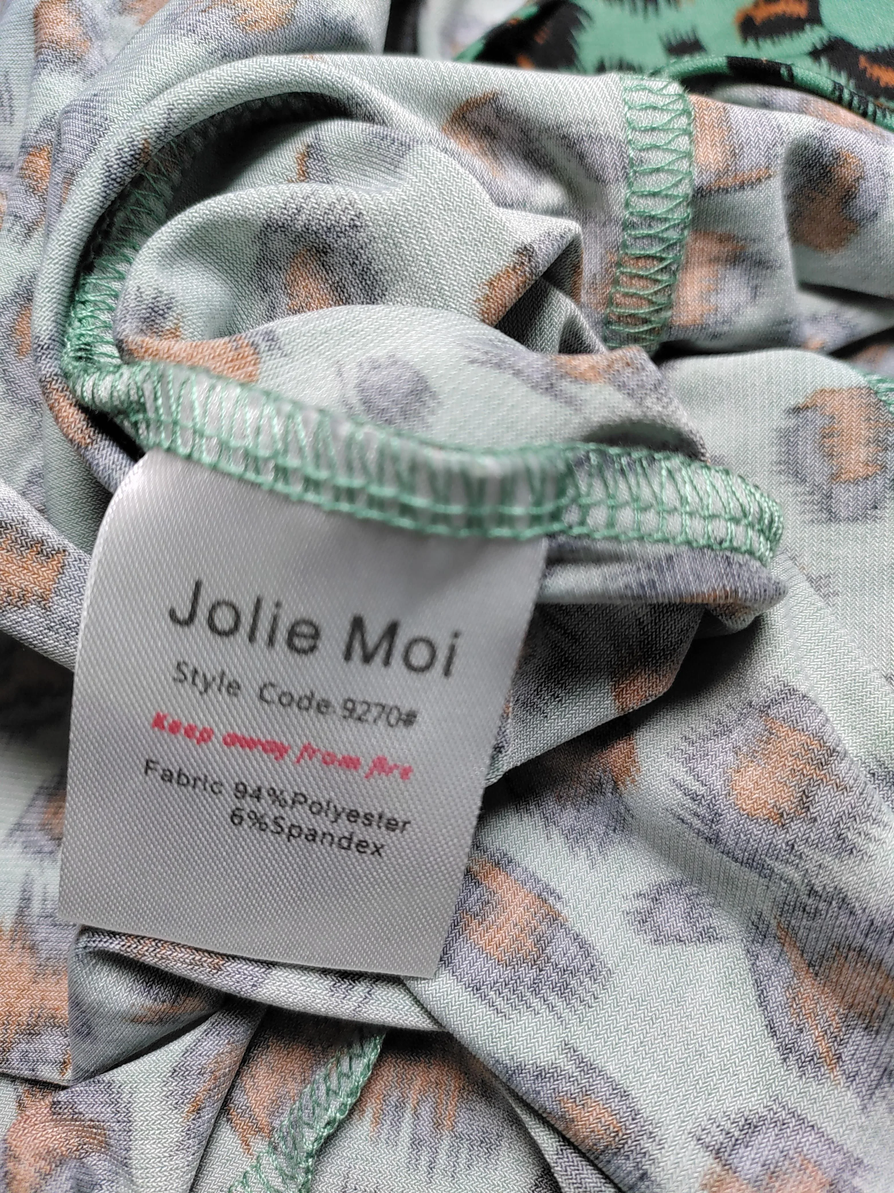 Jolie Moi Wrap Midi Dress UK16 in Green - Image 6