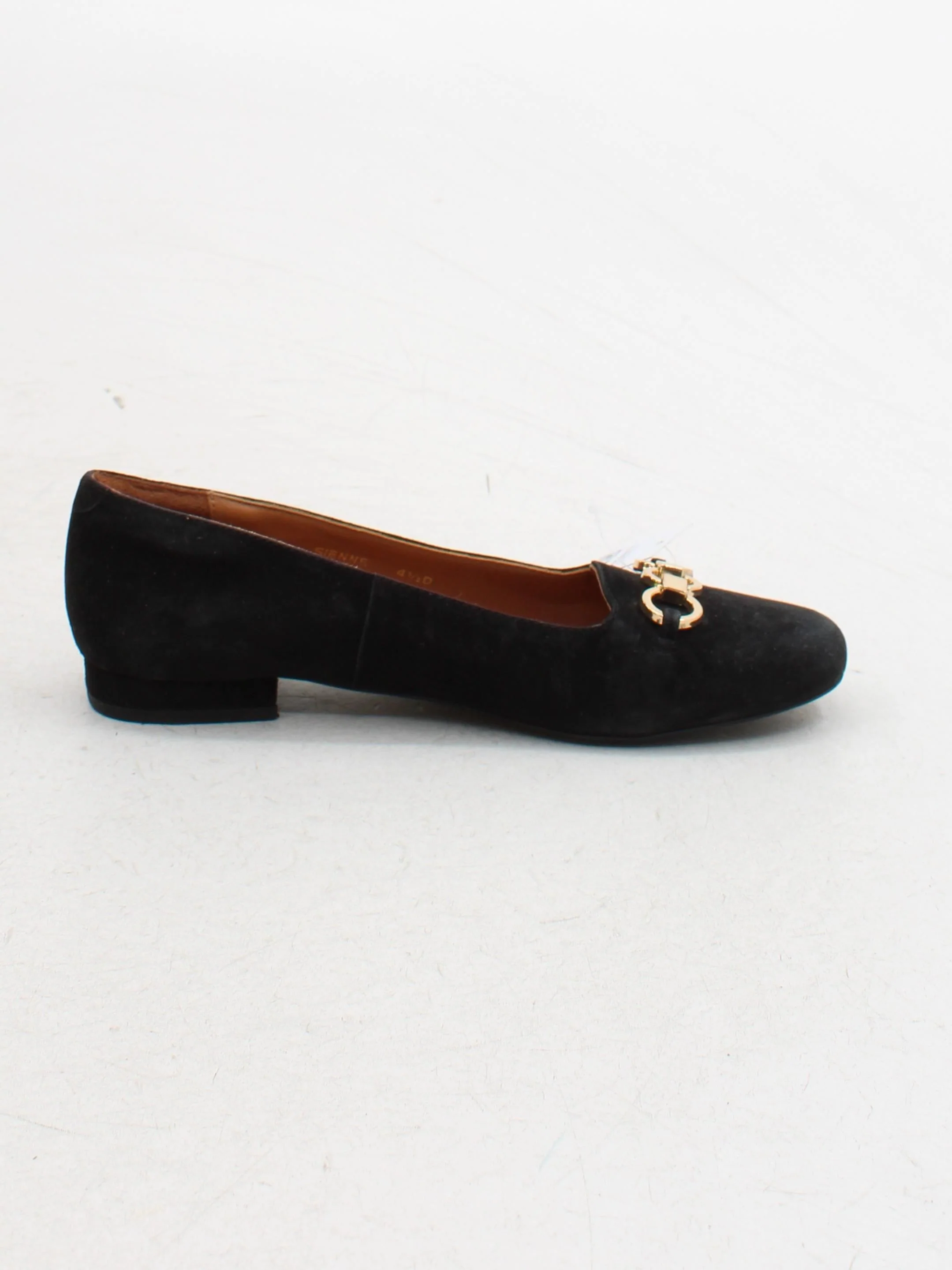 Jones Bootmaker Women's Flat Shoes UK 4.5 Black 100% Suede Loafer - Image 5