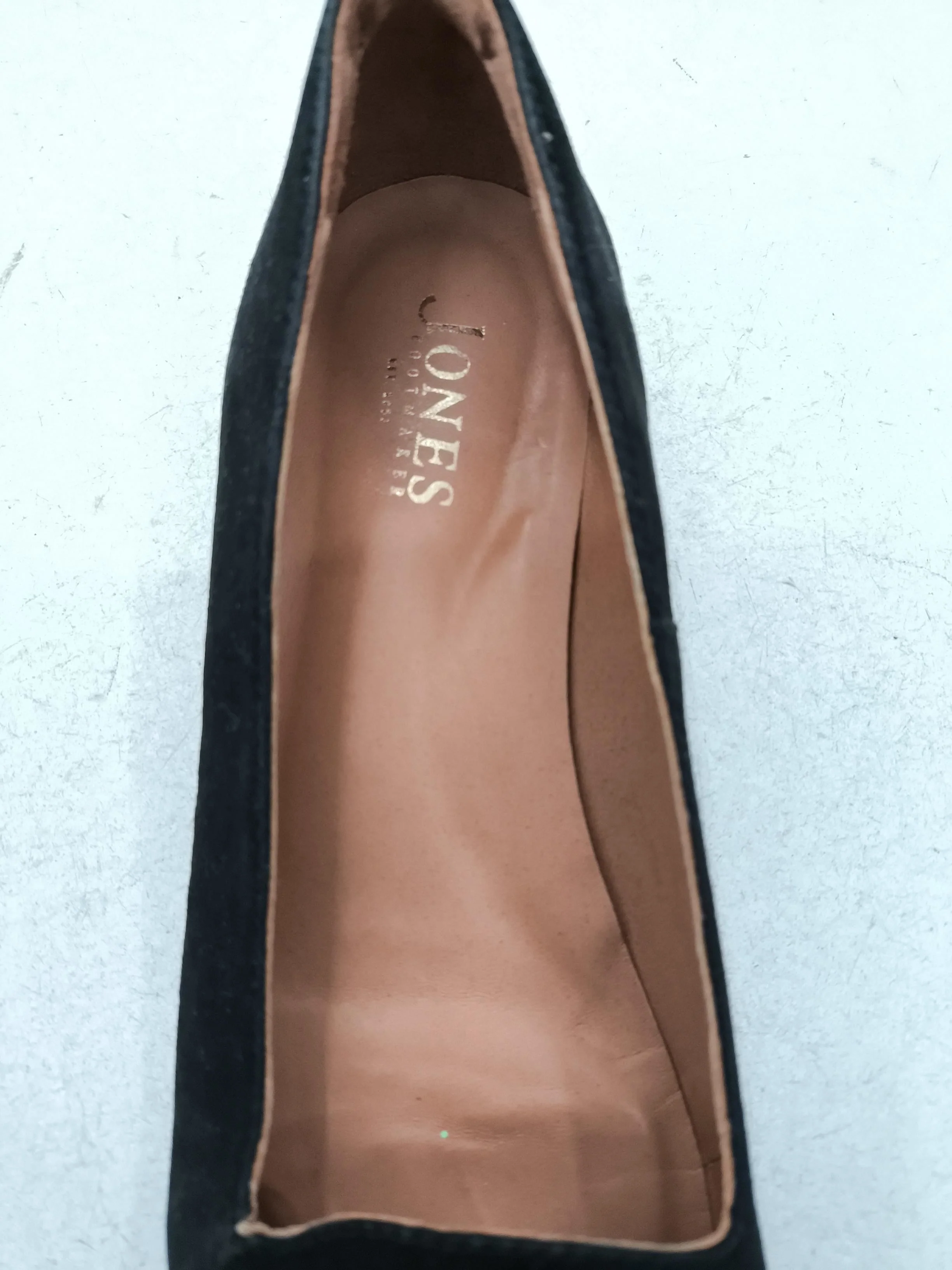 Jones Bootmaker Women's Flat Shoes UK 4.5 Black 100% Suede Loafer - Image 6
