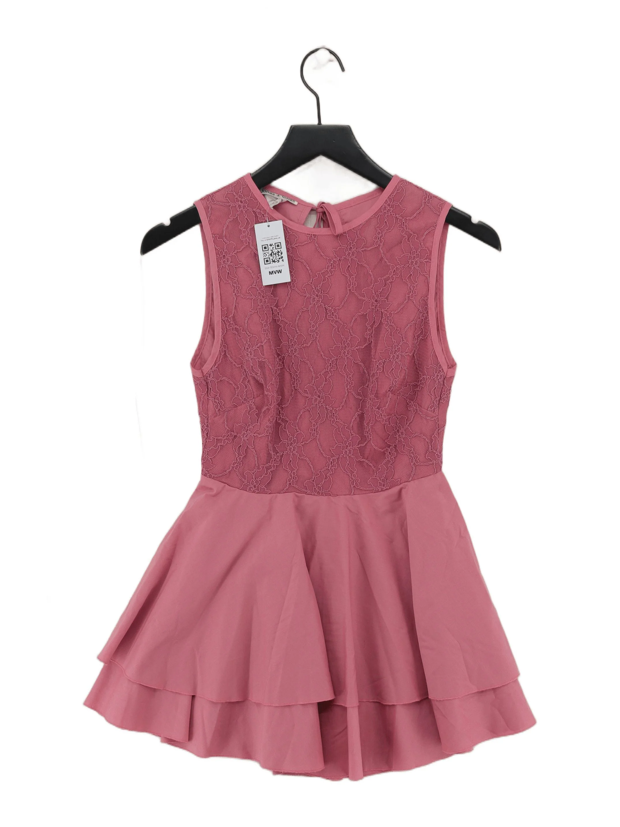 Jones + Jones Skater Mini Dress UK12 in Pink