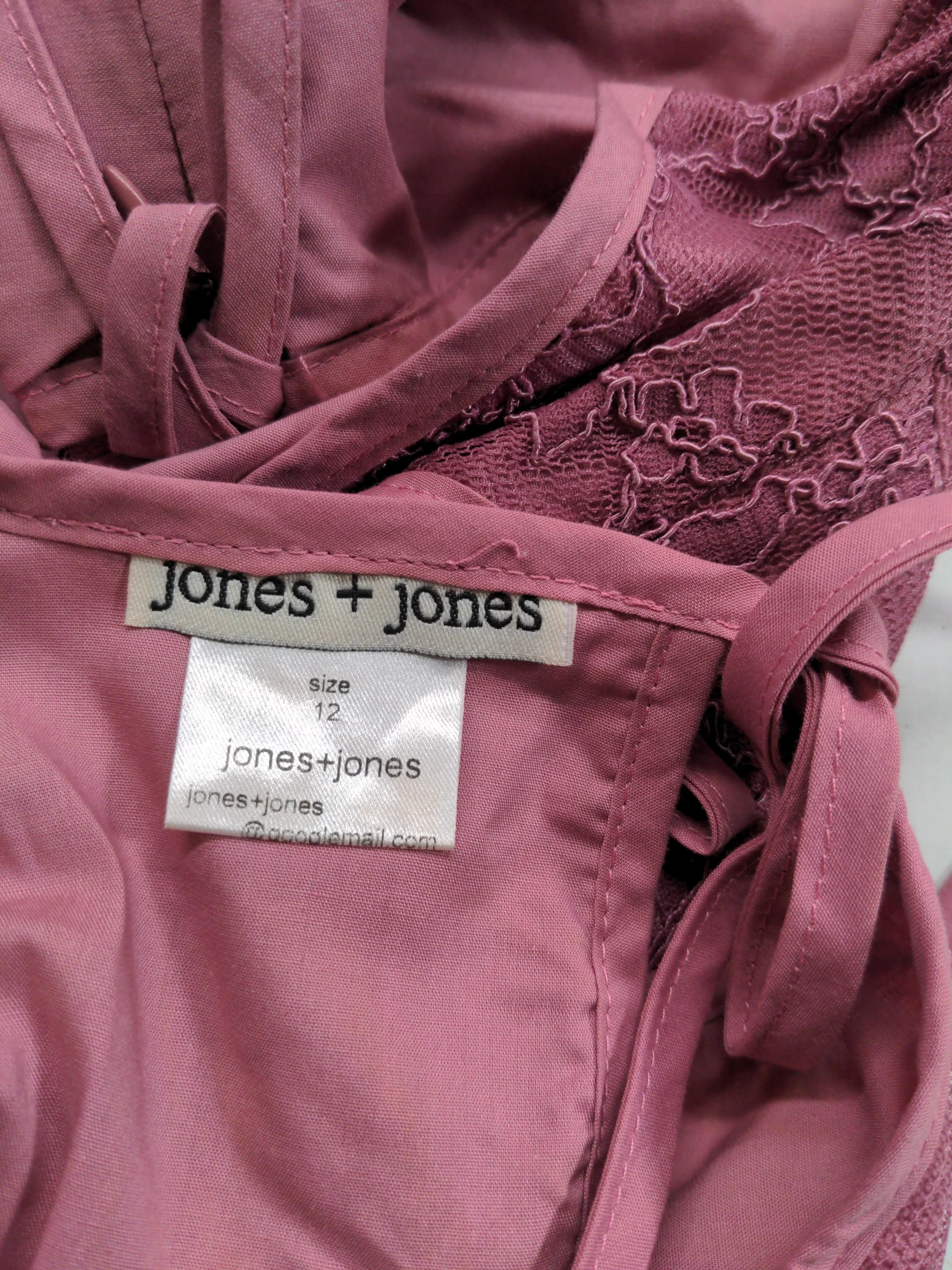 Jones + Jones Skater Mini Dress UK12 in Pink - Image 5
