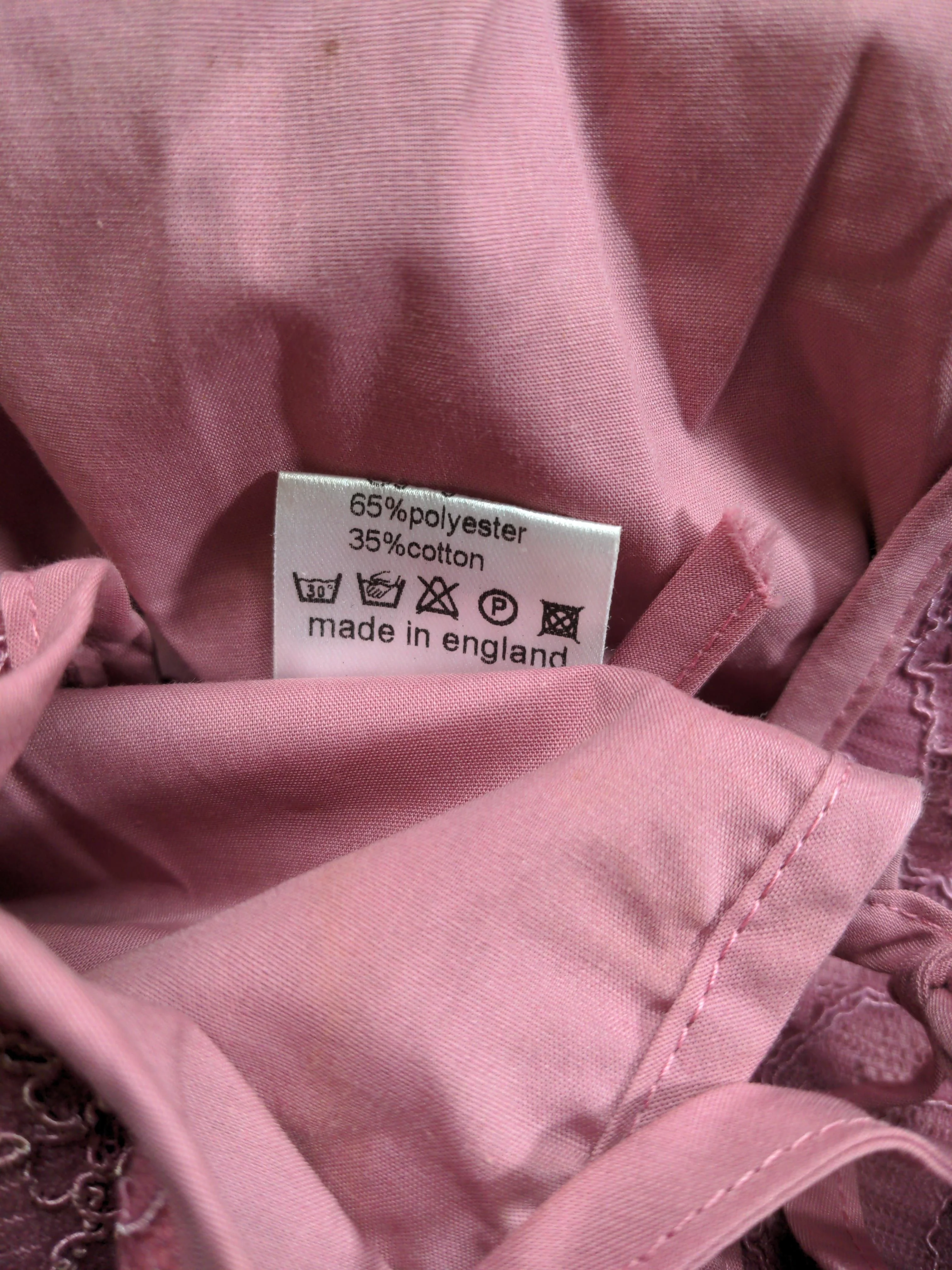 Jones + Jones Skater Mini Dress UK12 in Pink - Image 6